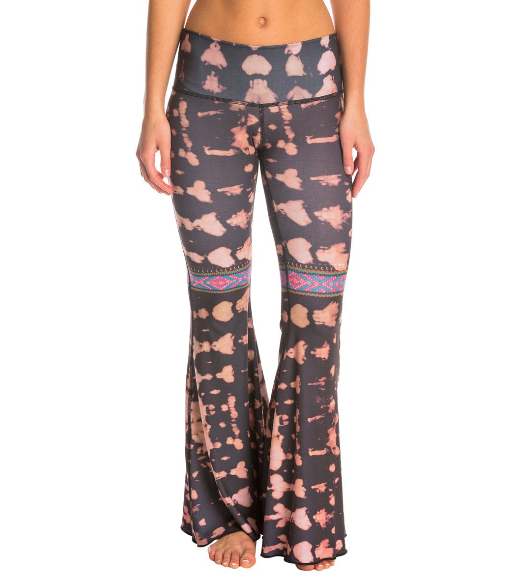 Teeki Cusco Rambler Bell Bottom Yoga Pants、mySite、noshort