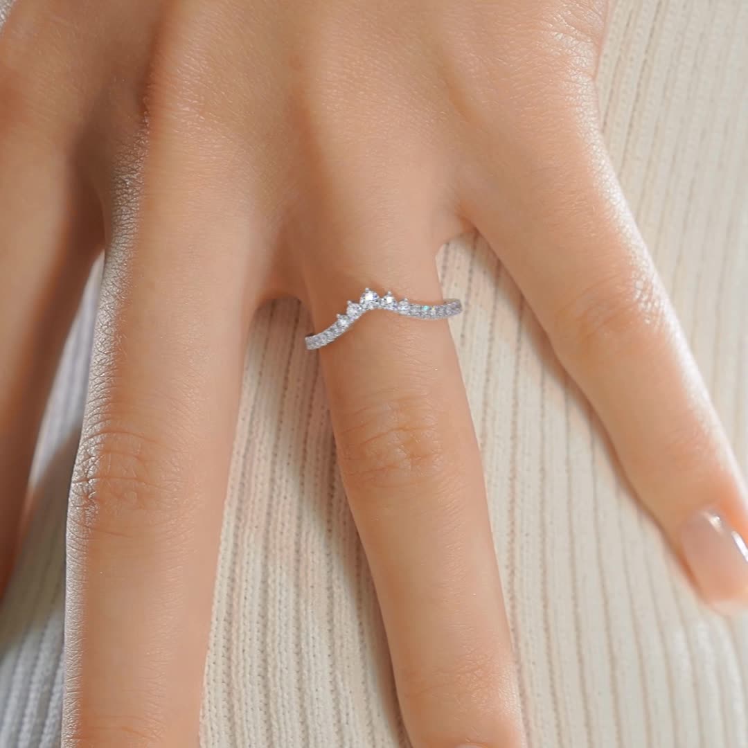 Mia Lab Grown Diamond Wedding Ring (0.35 Carat) -Platinum、mySite、hinf8tx79