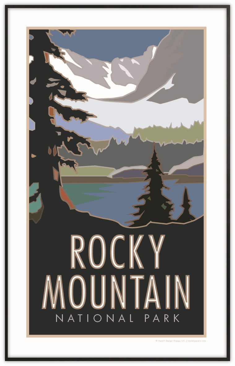 Rocky Mountain National Park 2, Colorado - Poster、mySite、g9winljtr