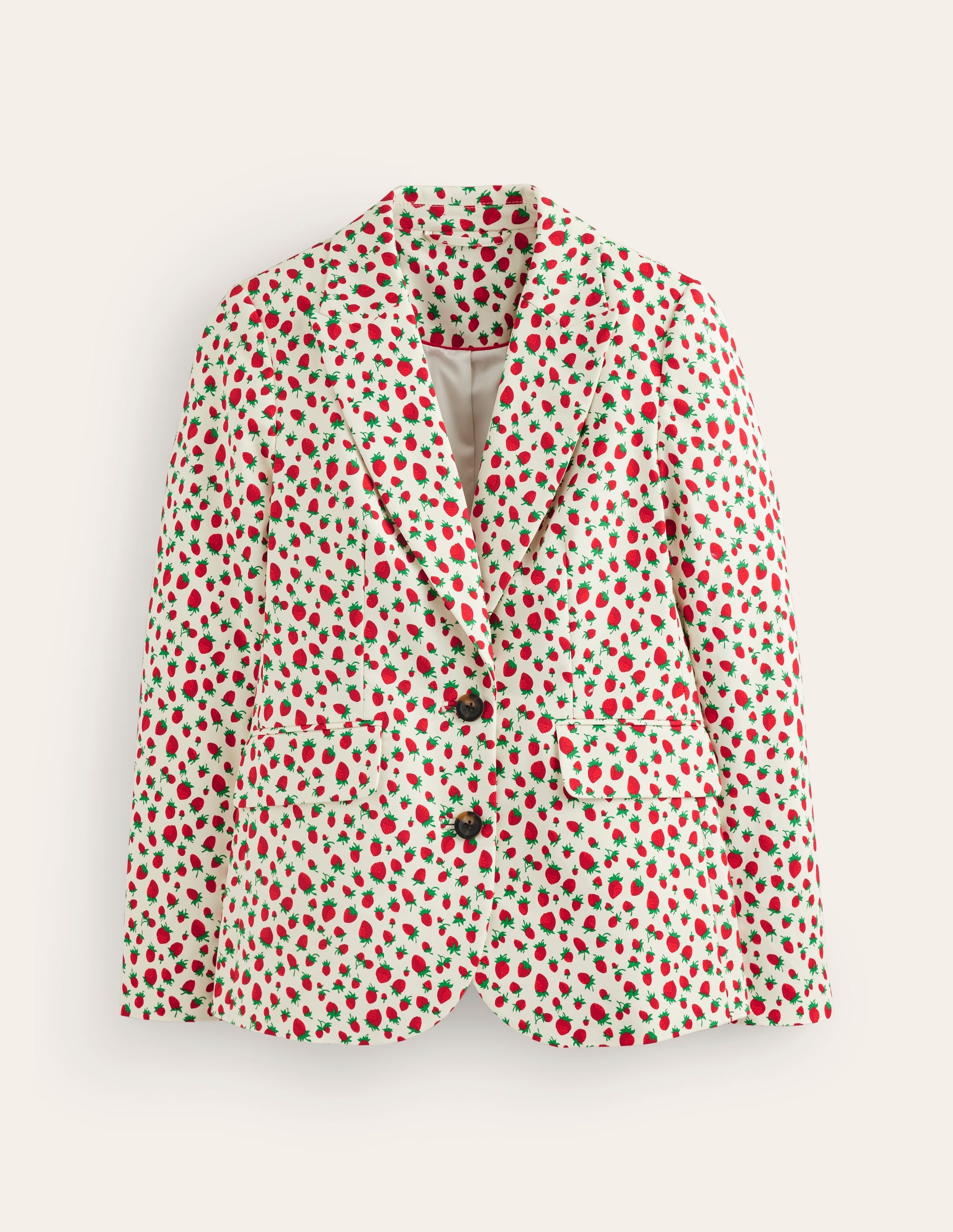  Marylebone Sateen Blazer-Multi, Strawberry Vine、mySite、ashleygrahame