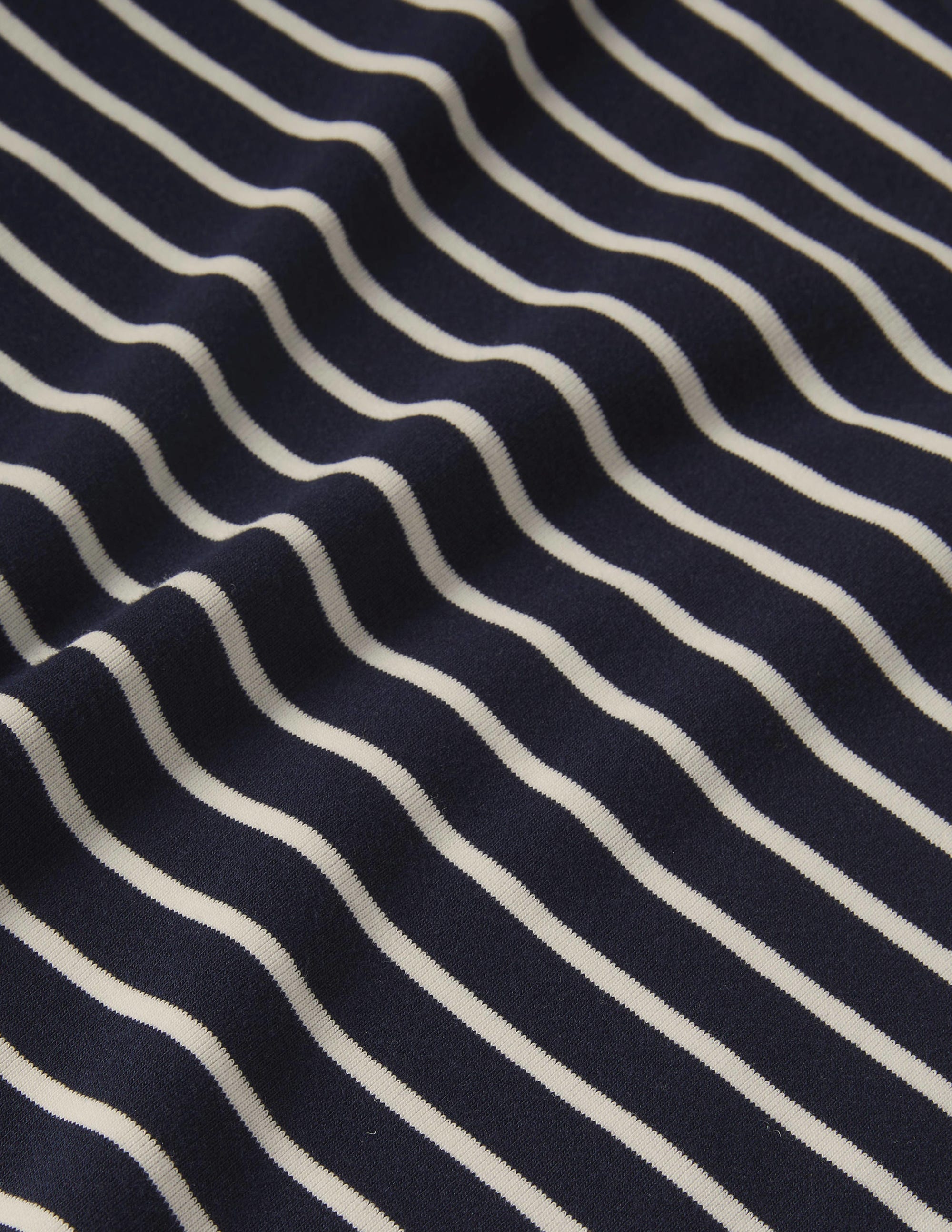  Essential Roll-neck Top-Navy / Ivory Stripe、mySite、ashleygrahame