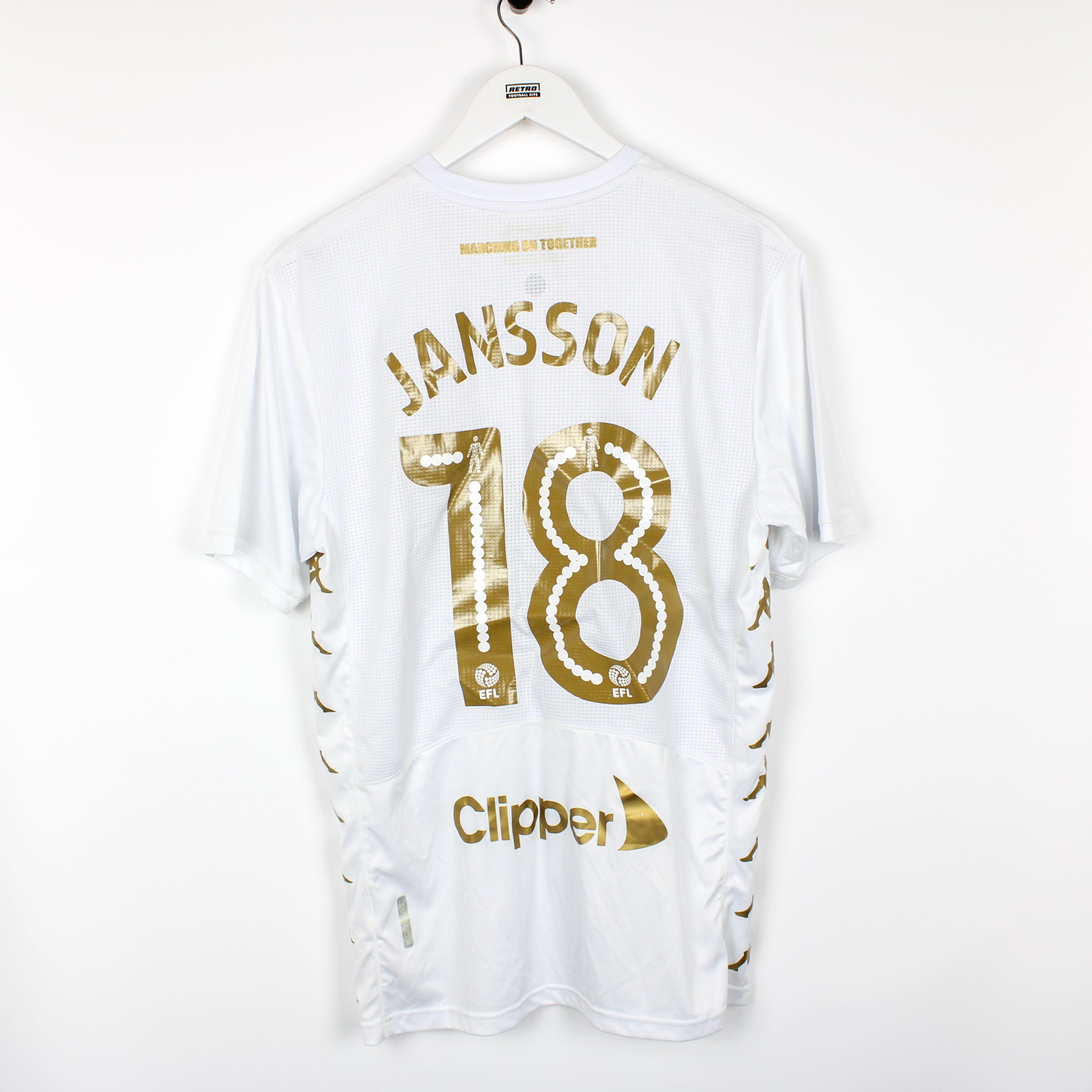 2017/18 Leeds United Home Shirt #18 Jansson (Very Good) - XL、mySite、sh2017/18 Leeds United Home Shirt #18 Jansson (Very Good) - XL、mySite、glenpowelloop_name