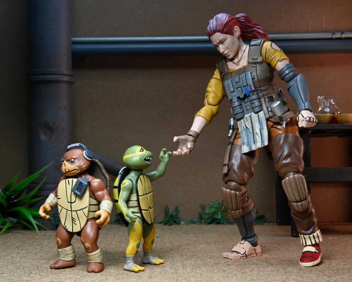 NECA Teenage Mutant Ninja Turtles Grammy April with Baby Yi & Moja (The Last Ronin- The Lost Years)、mySite、hgirdovlk