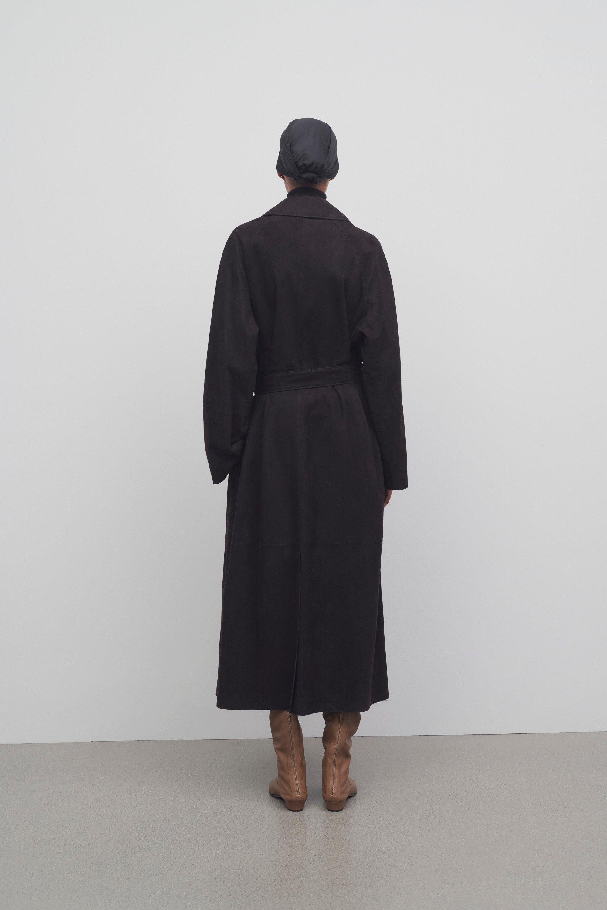 Poseidone Coat in Suede、mySite、aoinhome