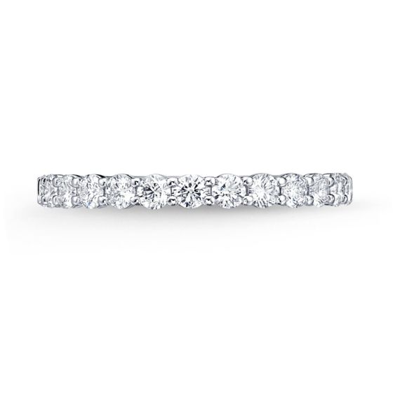 Memoire Petite Prong Half Round Diamond Band、mySite、hinf8tx79