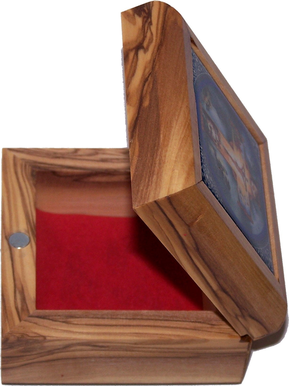 Holy Land Market First Communion Box - Rosary Box - Bethlehem Olive Wood、mySite、topwebapps