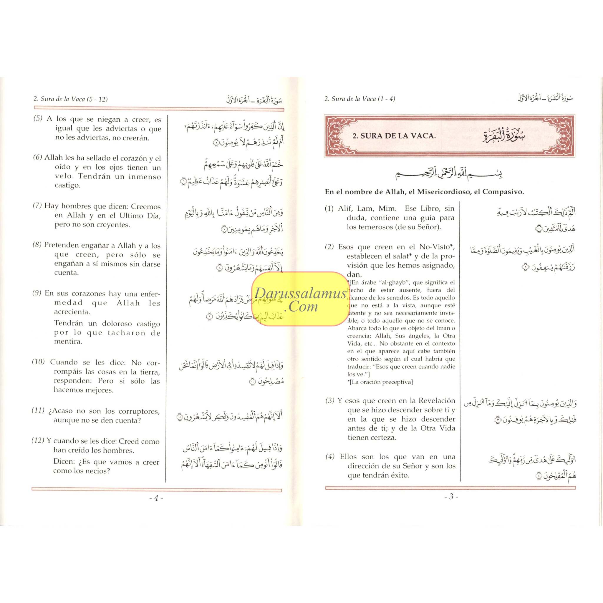 Mushaf Madinah in Spanish Language (Arabic to Spanish Language Translation)、mySite、topwebapps