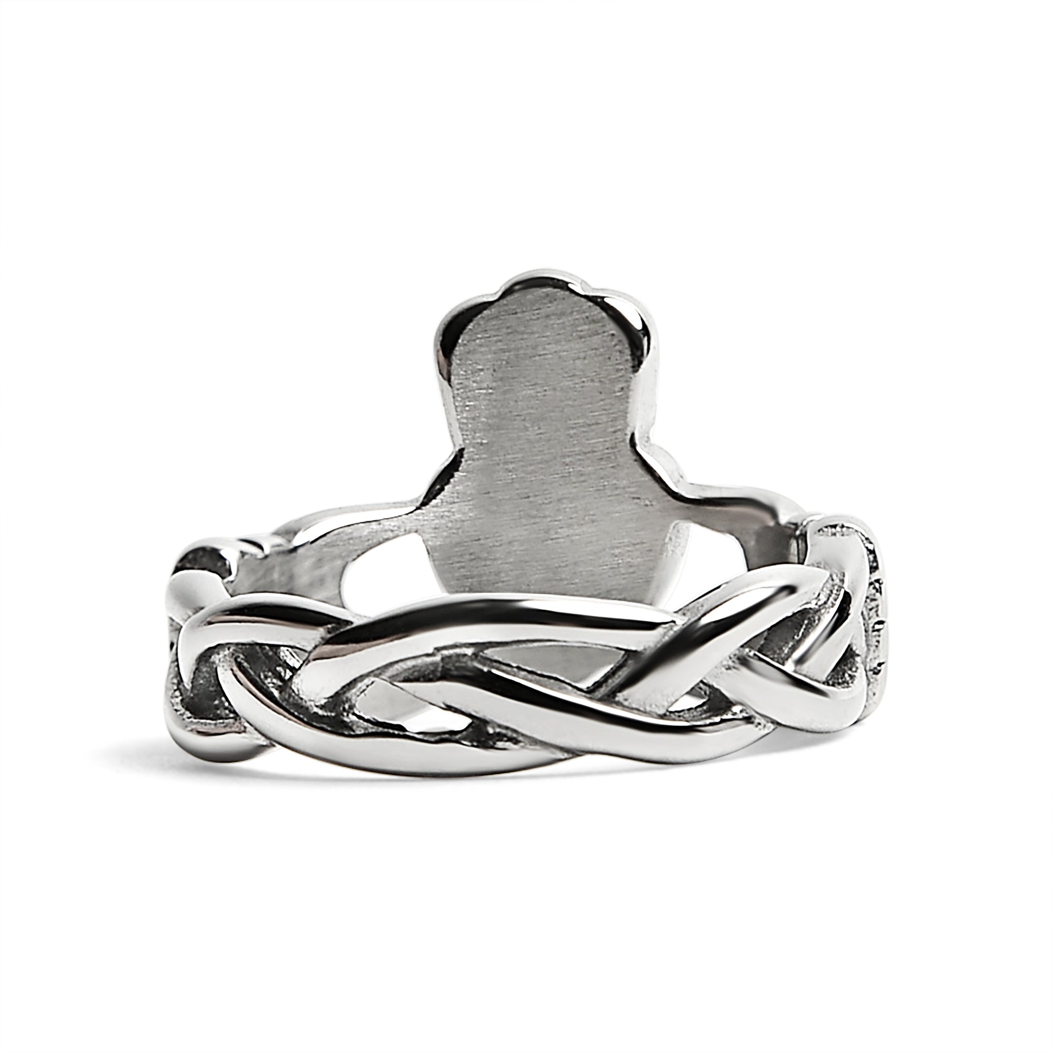 Stainless Steel Detailed Claddagh Ring / SCR4049、mySite、dreamappss