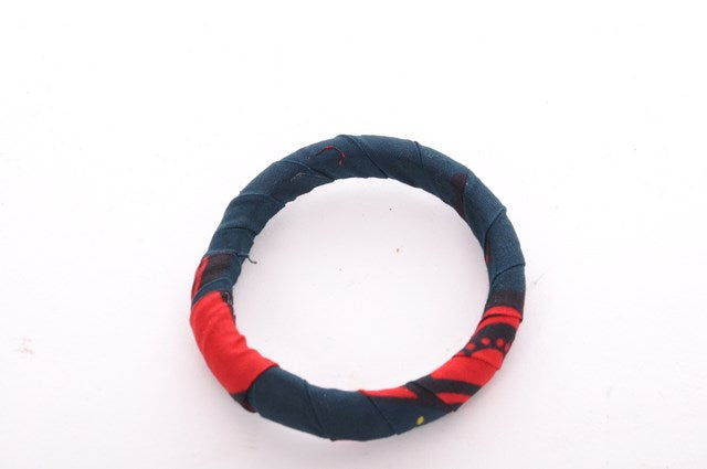 Green Red Yellow African Print Bangle-DPBG2689A、mySite、solidvoid