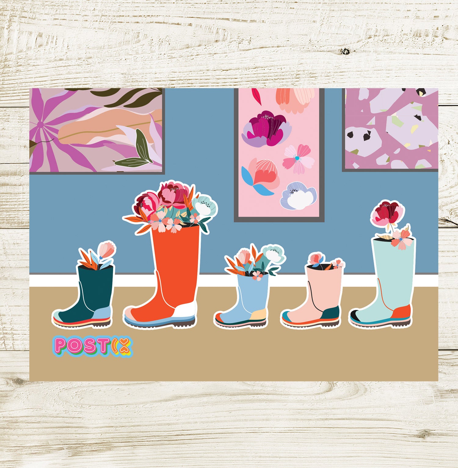  Blooming Boots Sticker Sheet、mySite、ghnorth