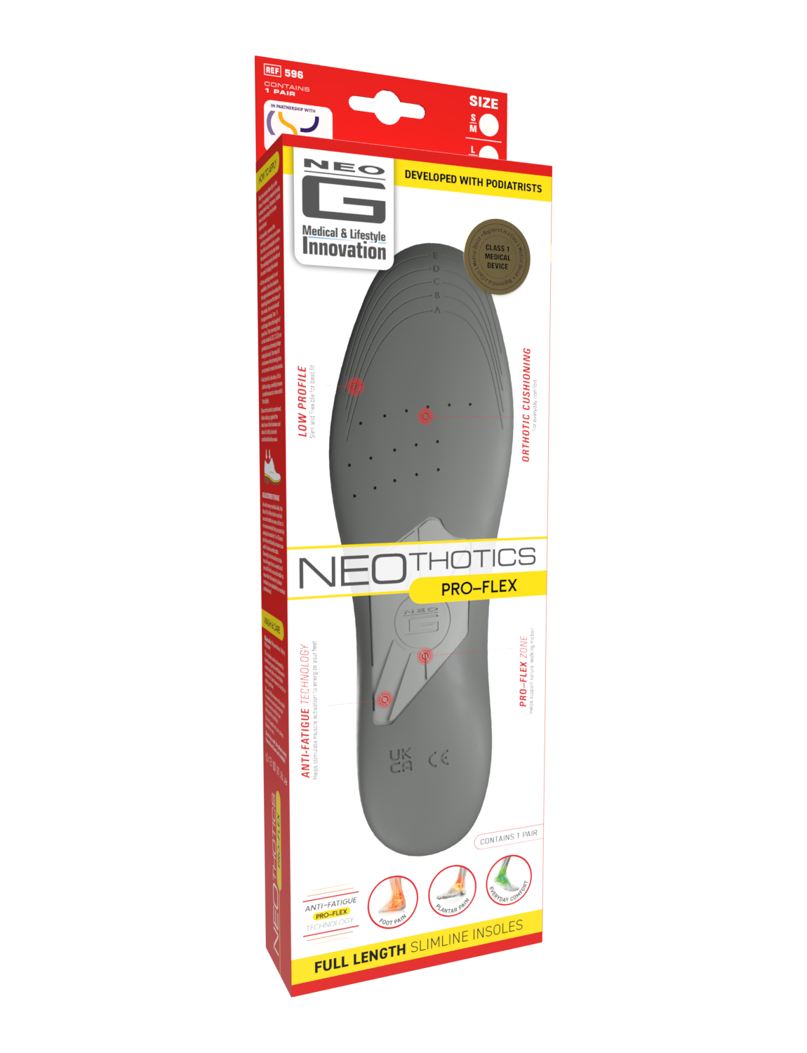  NeoThotics Pro-Flex Full Length Slimline Insoles、mySite、preschool7hills
