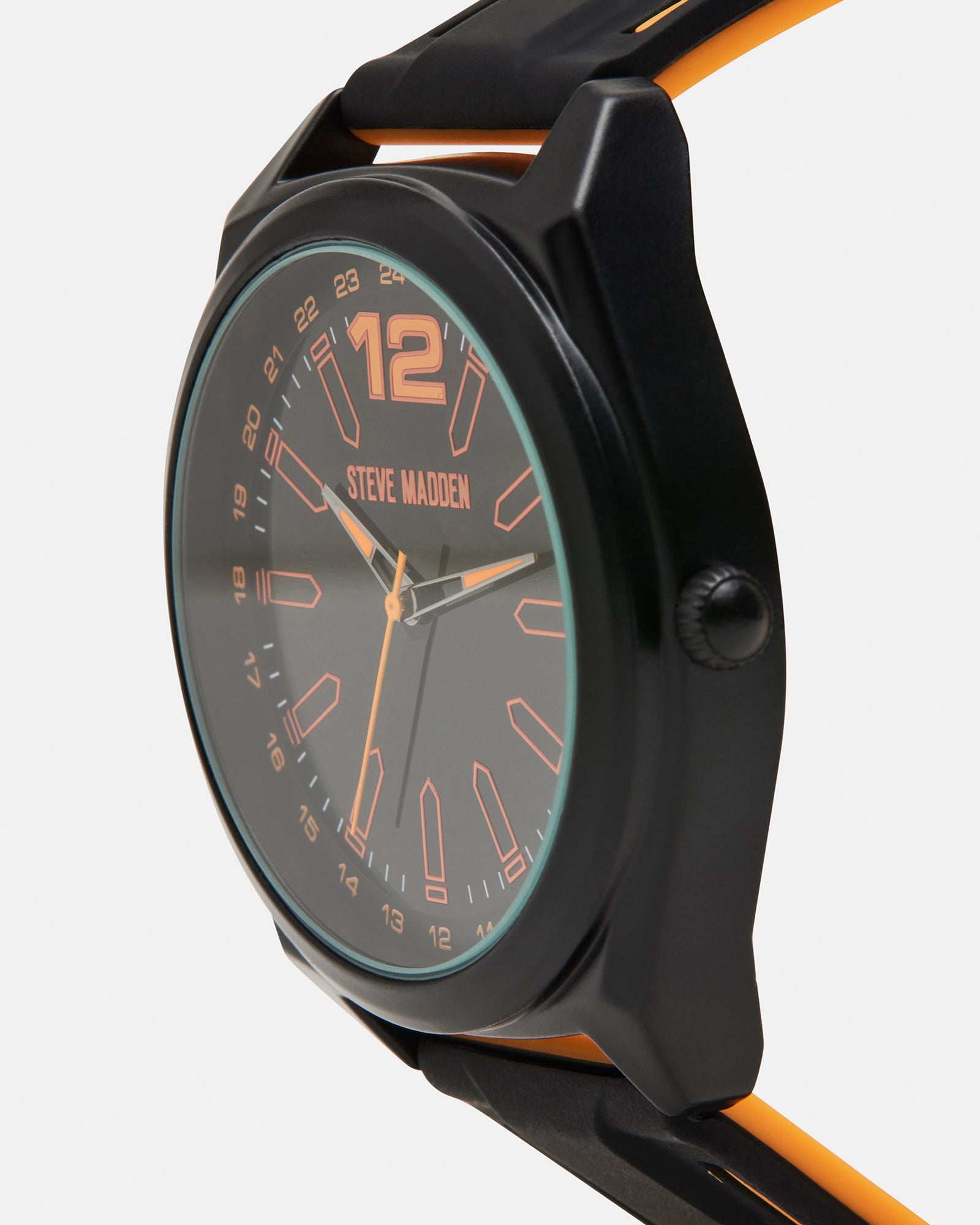 MEN'S SILICONE WATCH BLACK/ORANGE、mySite、gtrtttuynbv