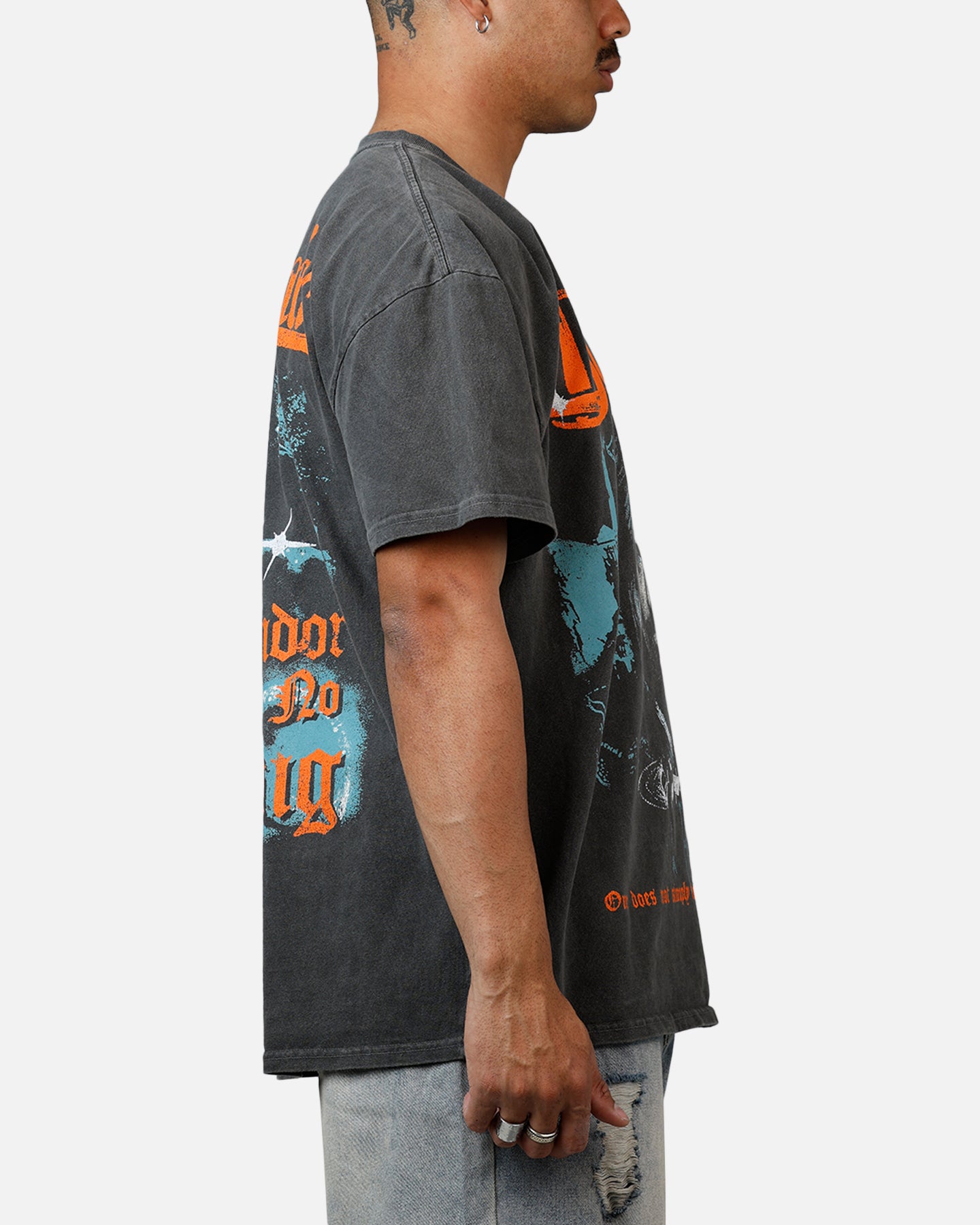 American Thrift X Lord Of The Rings Boromir Heavyweight T-Shirt Black Wash、mySite、zt4zffjzw