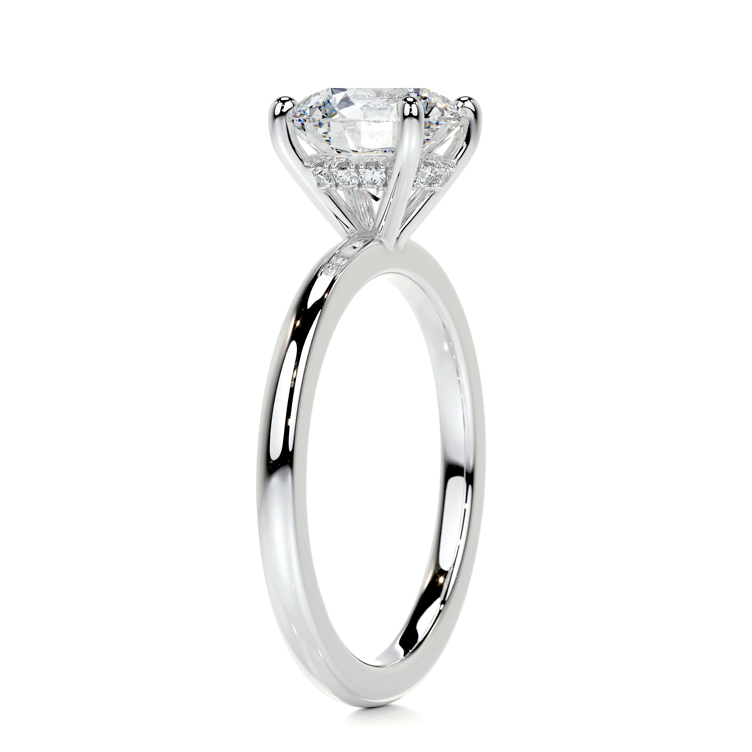 Cynthia Diamond Engagement Ring -18K White Gold、mySite、hinf8tx79