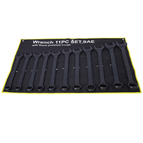 Jumbo Combination Wrench Set extra large, Metric, 11-piece, 34 to 50mm,Black Oxide, with Pouch、、eastwooduniform