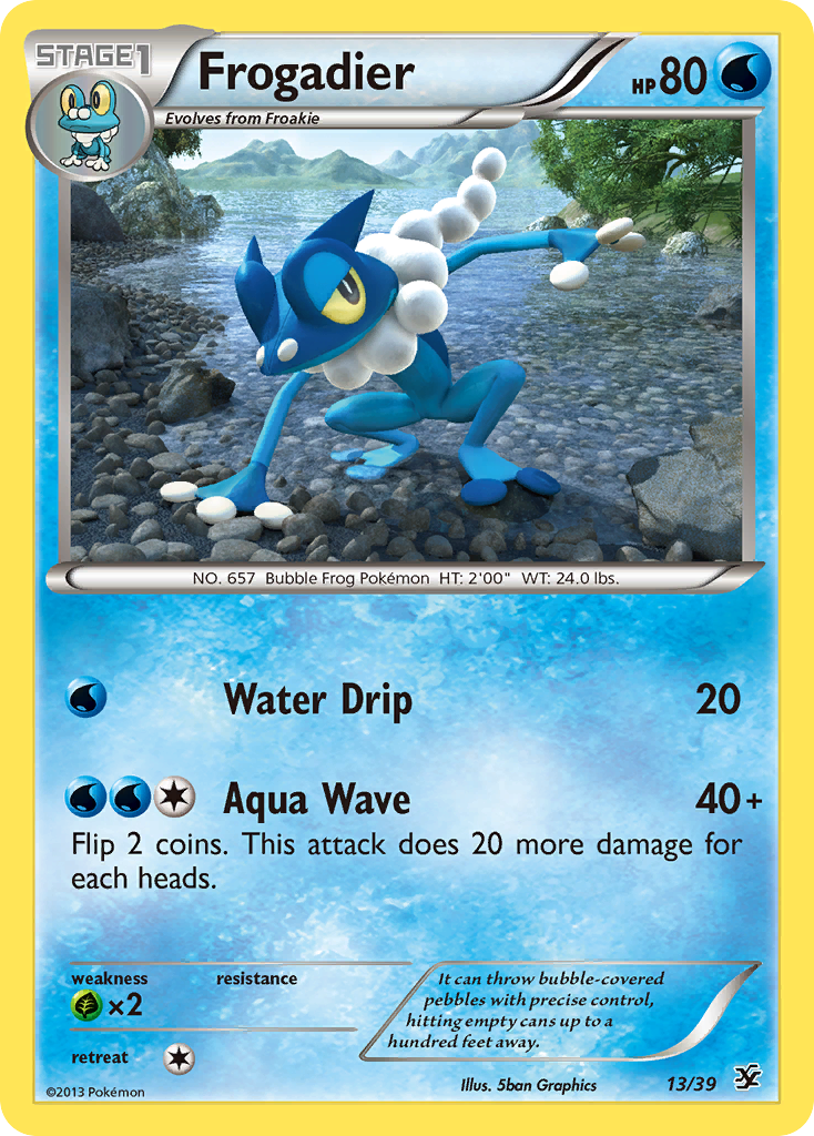 Frogadier (13/39) XY: Kalos Starter Set、mySite、waistdrama