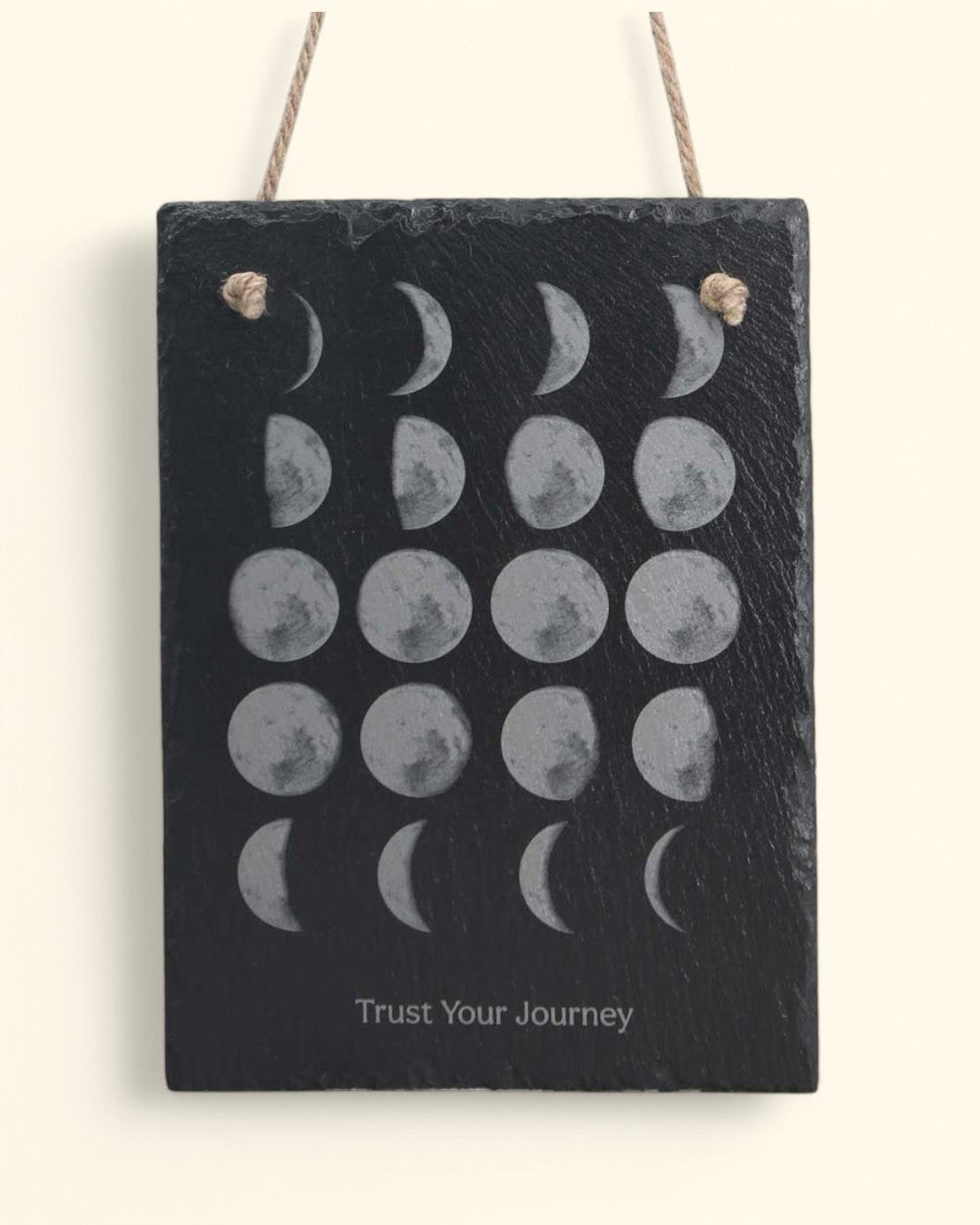 Moon Phase Trust Your Journey Slate Wall Hanging、mySite、topwebapps
