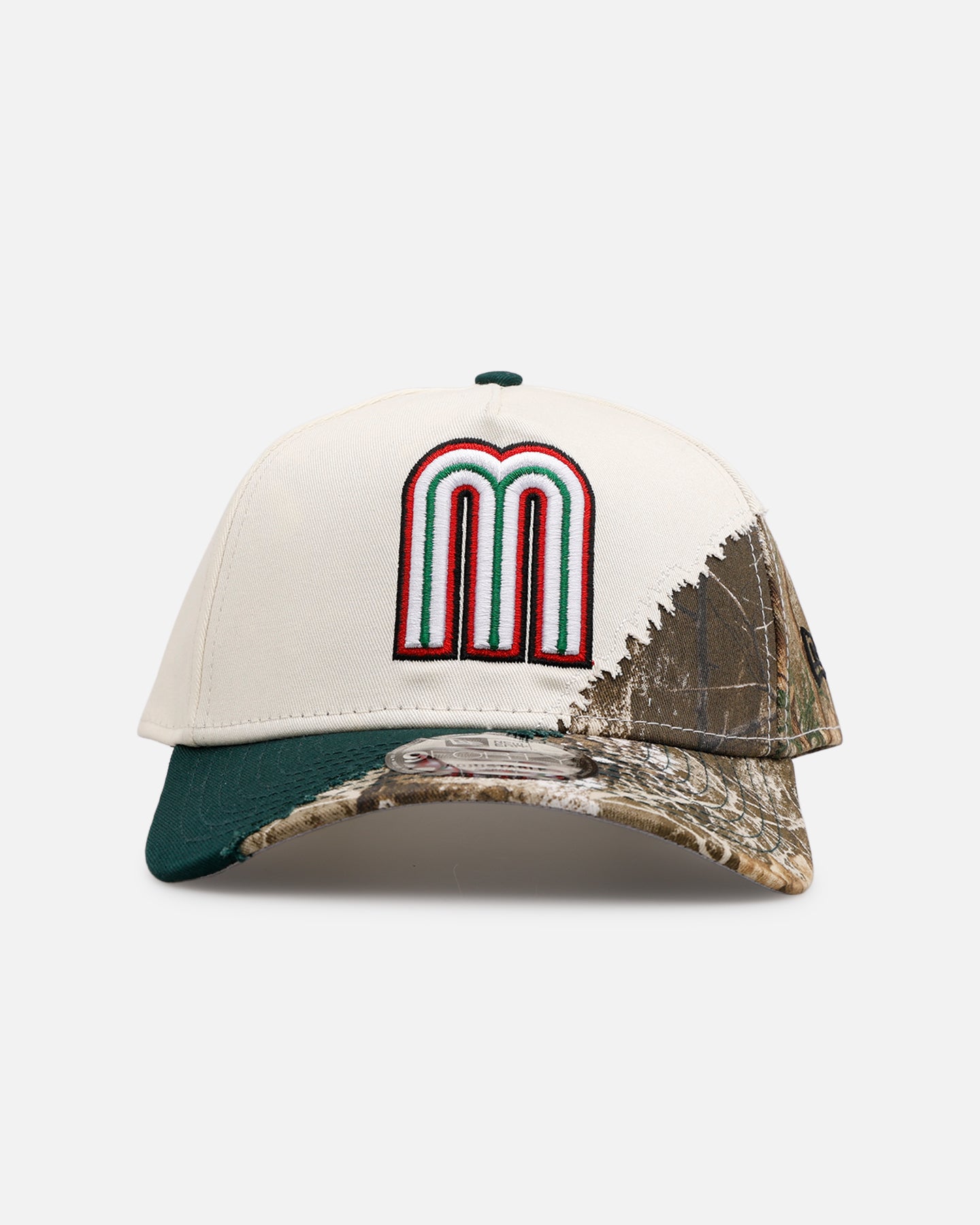New Era Mexico National Baseball Team 'Camo Tear Away' 9FORTY A-Frame Snapback Camo/Official Team Color、mySite、zt4zffjzw