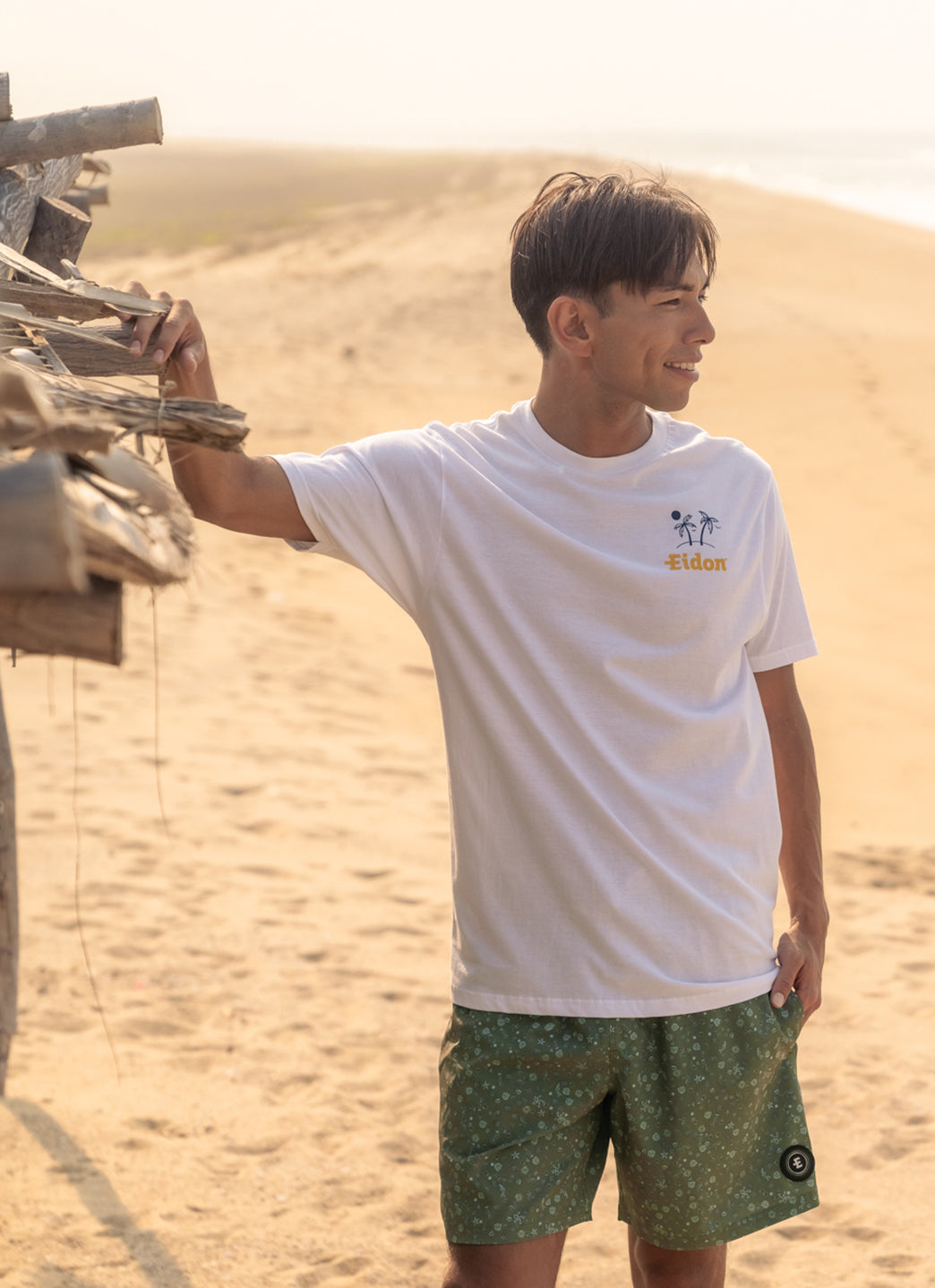 Eidon Men's 17Tiny Sea Volley Swim Trunks、mySite、noshort