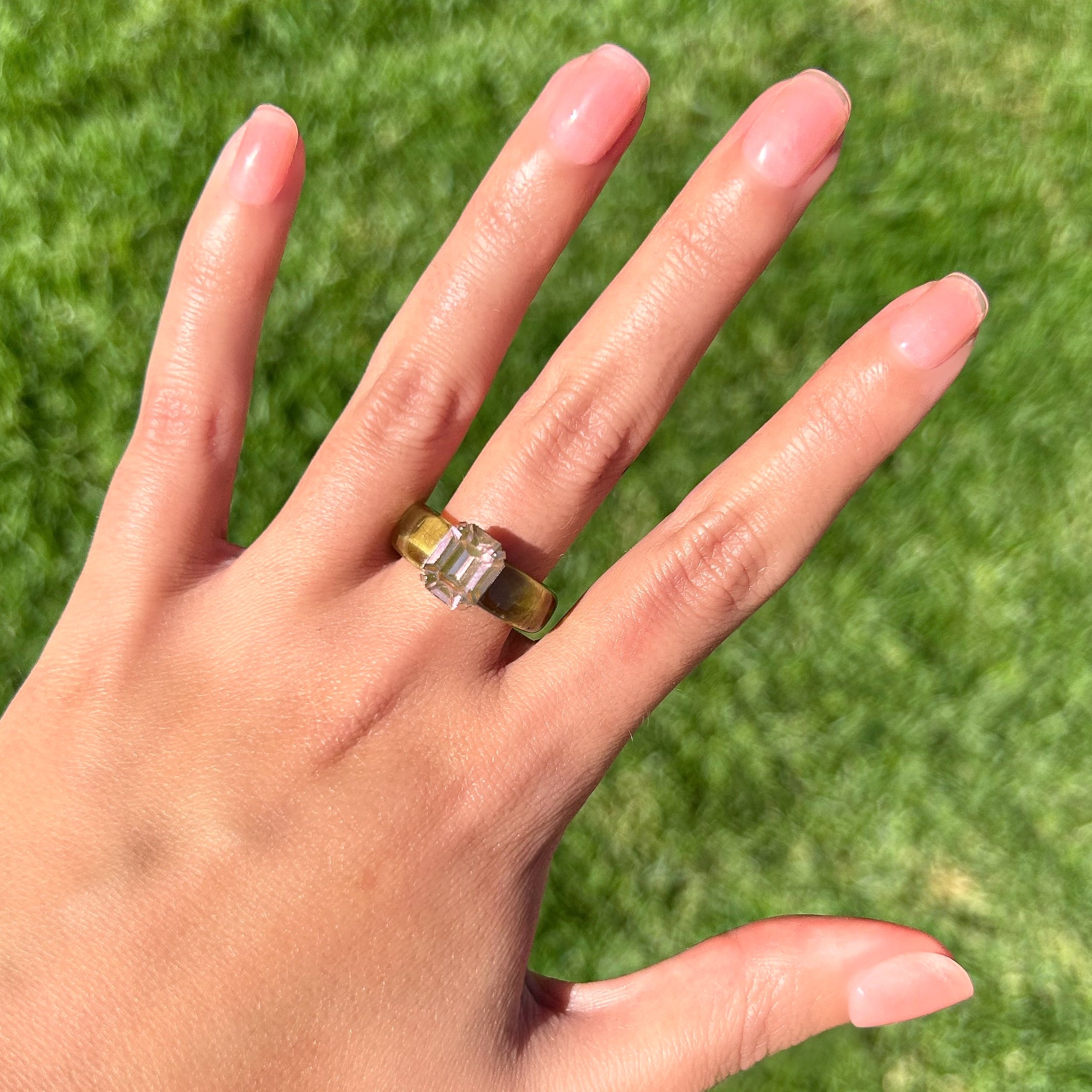 Pink Sands Jelly - Press-On | Extra Short | Squoval、mySite、solidvoid