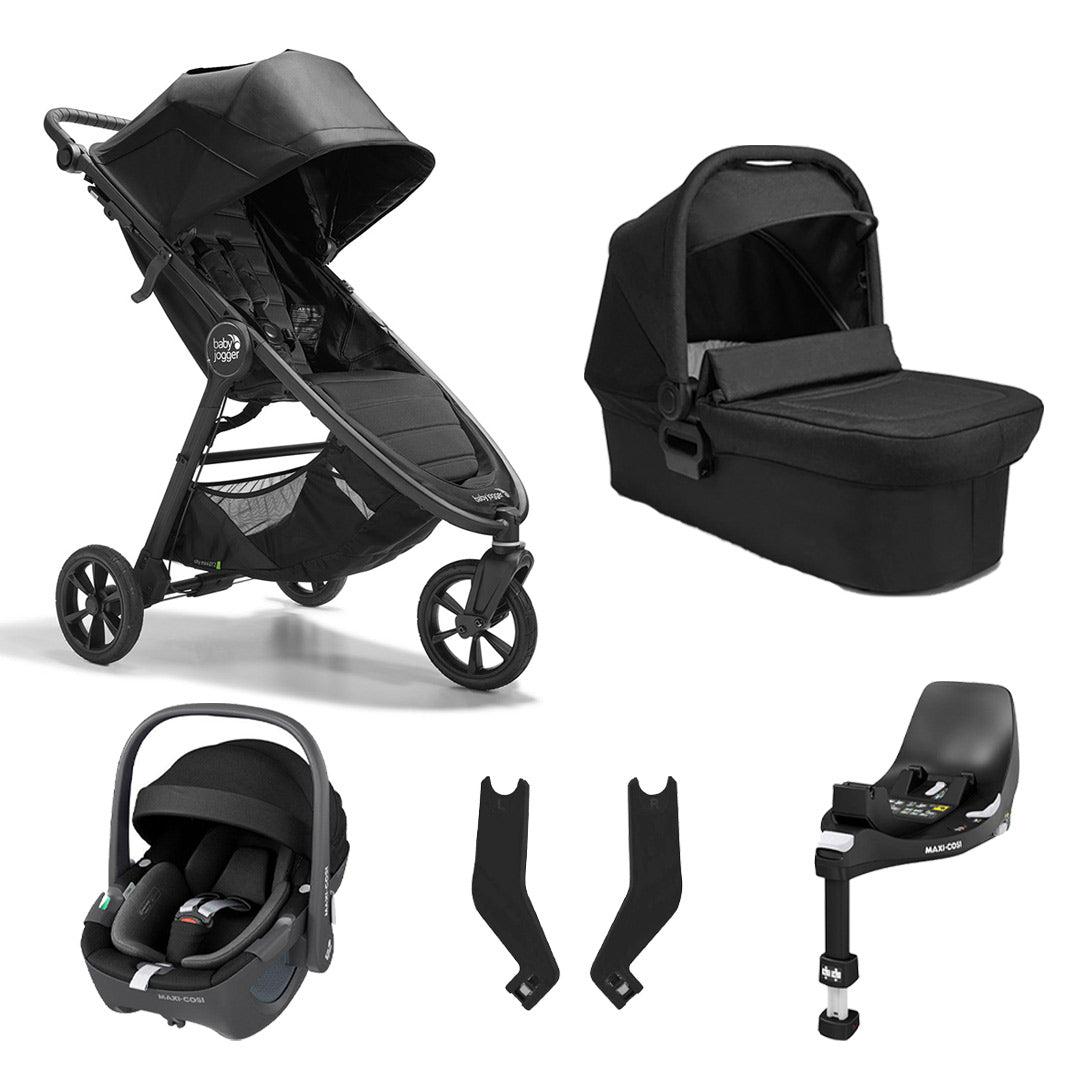  Baby Jogger City Mini GT2 + Carrycot + Maxi Cosi Pebble 360 Travel System - Opulent Black、mySite、merchandisen