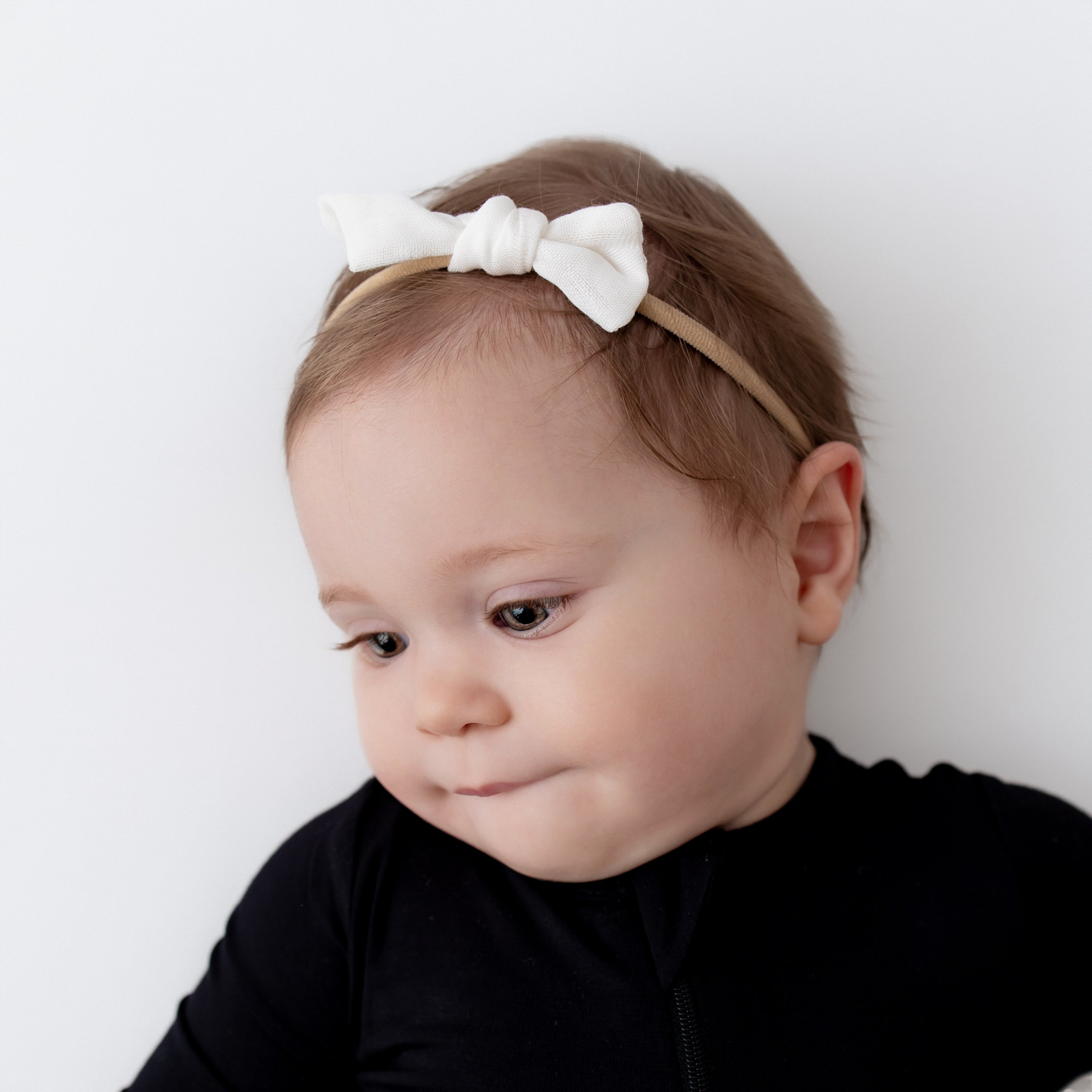  Bamboo Muslin Tiny Bow in Cloud、mySite、layawaytickets