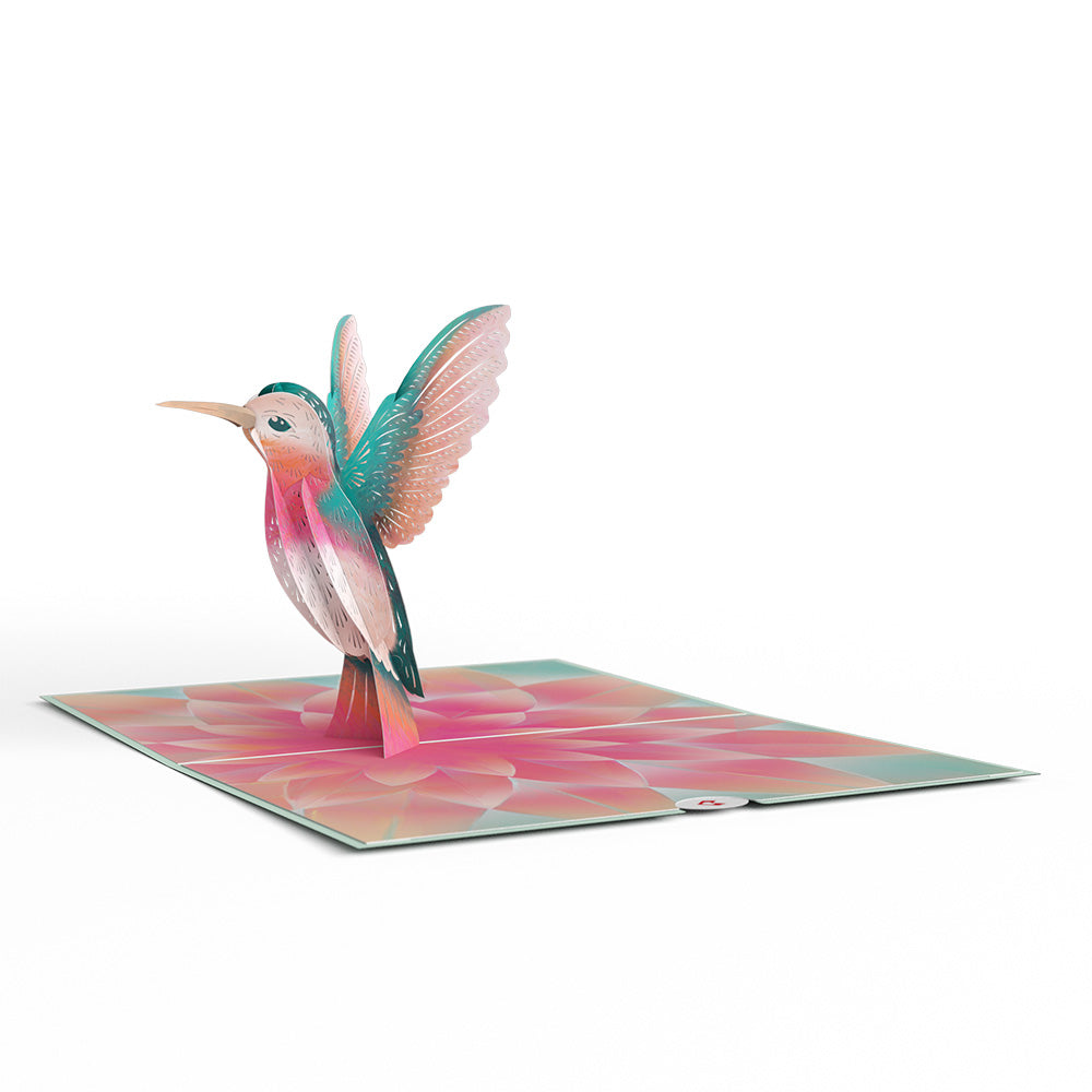 Lovely Hummingbird Pop-Up Card、mySite、solidvoid