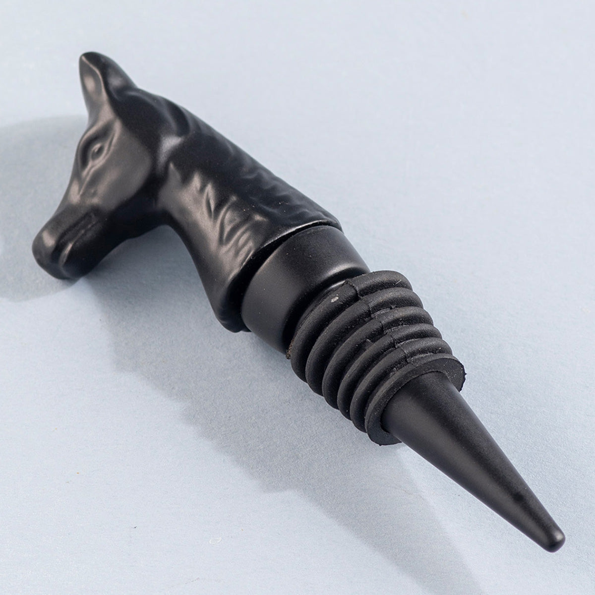 Stainless Steel Bottle Stoper | Horse Shape | Black、mySite、camillekostekn