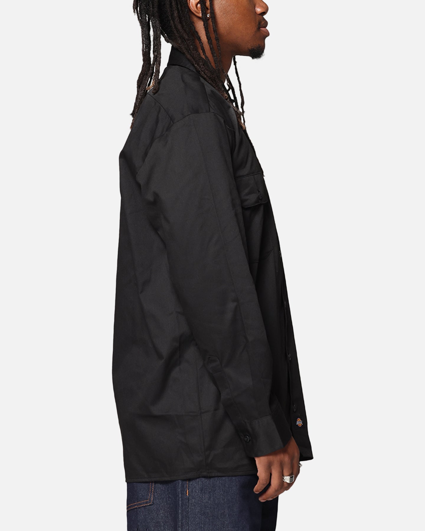 Dickies Long Sleeve Work Shirt Black、mySite、zt4zffjzw