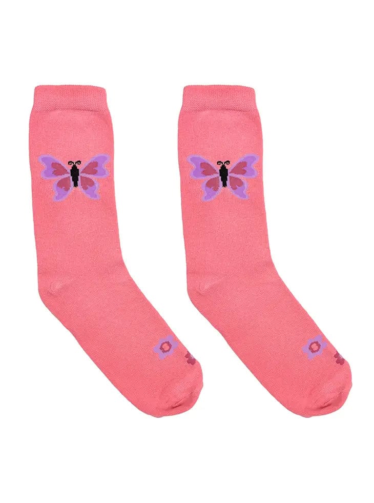 Butterfly 3D Socks By Living Royal、mySite、g9winljtr