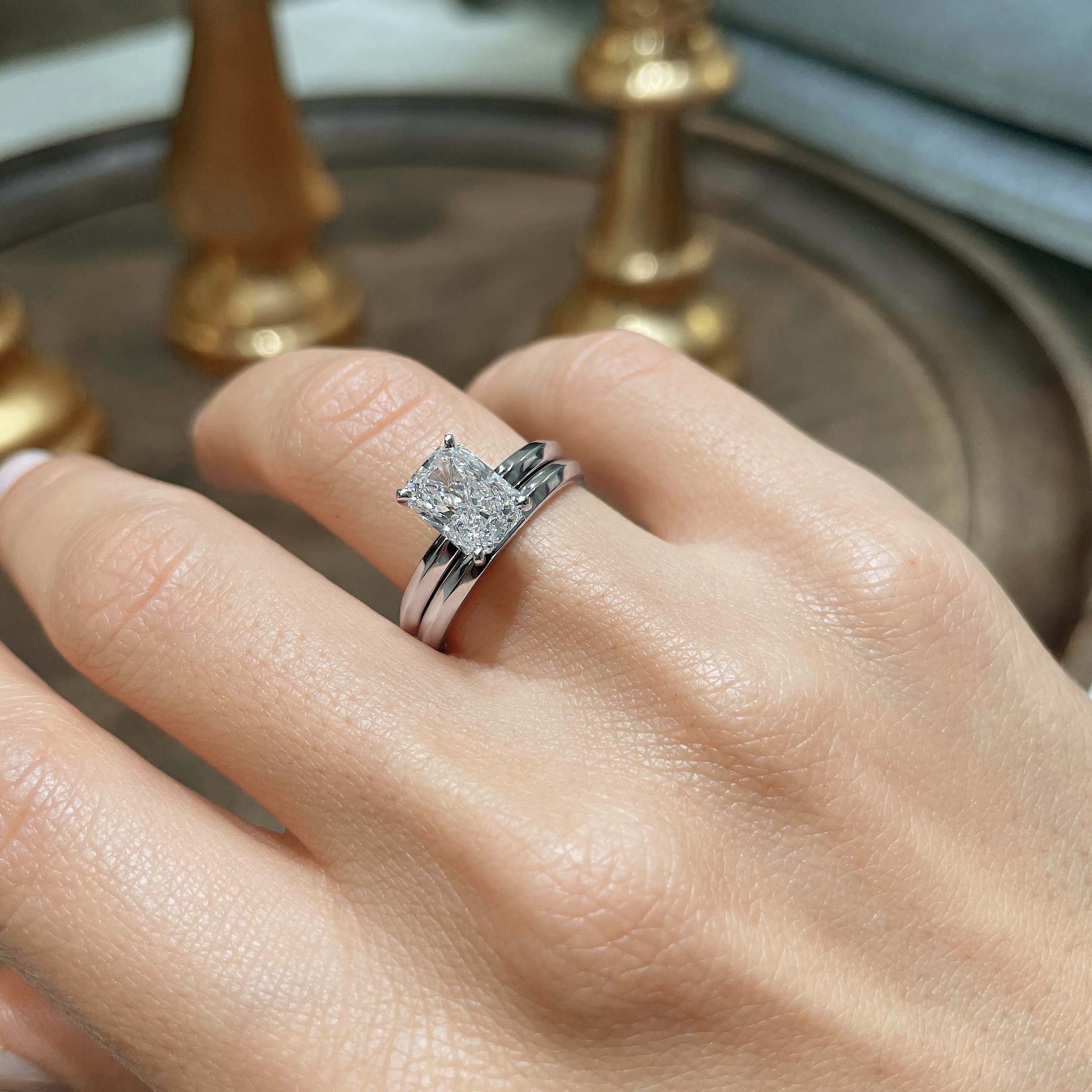 Carolina Diamond Bridal Set -Platinum、mySite、hinf8tx79