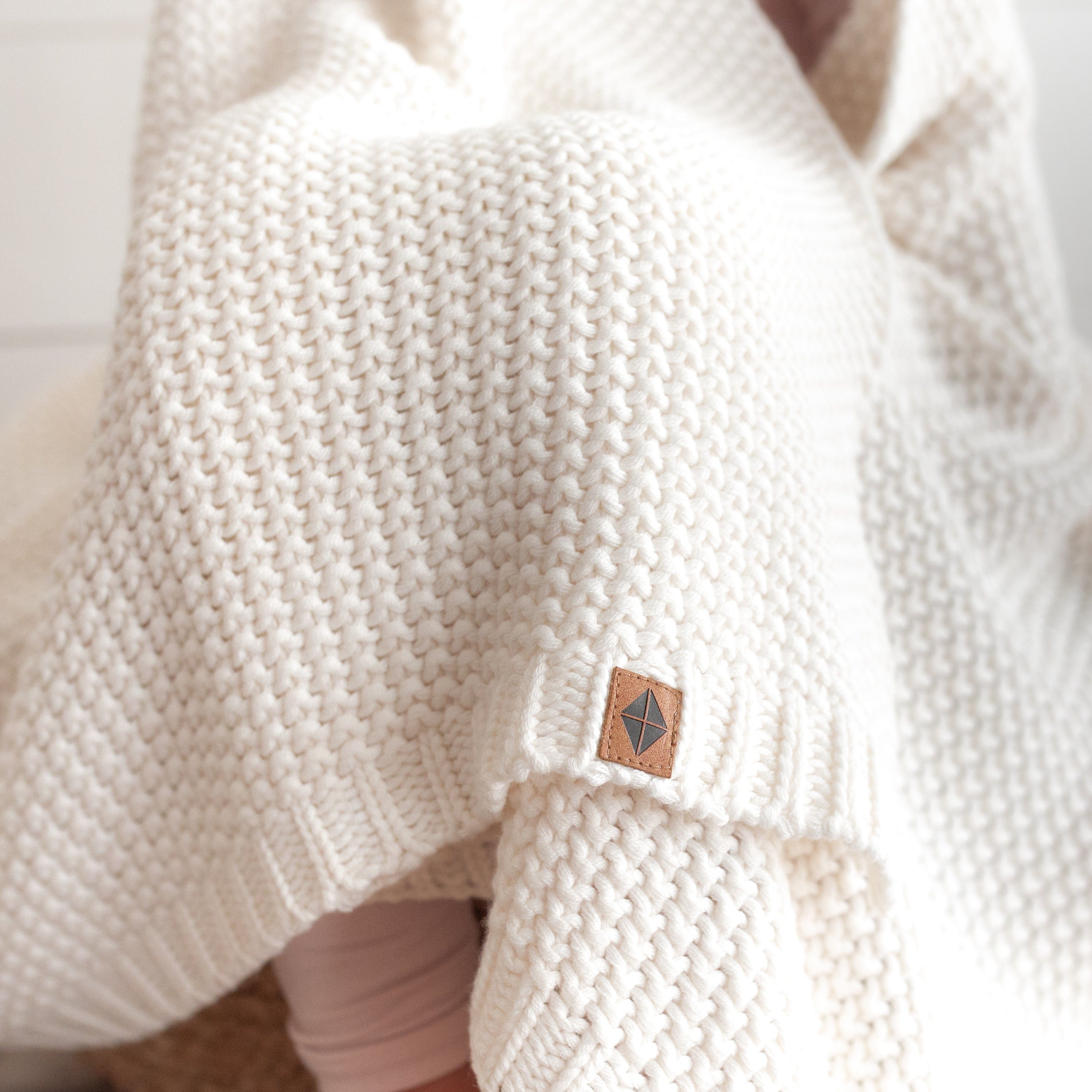  Chunky Knit Toddler Blanket in Cloud、mySite、layawaytickets