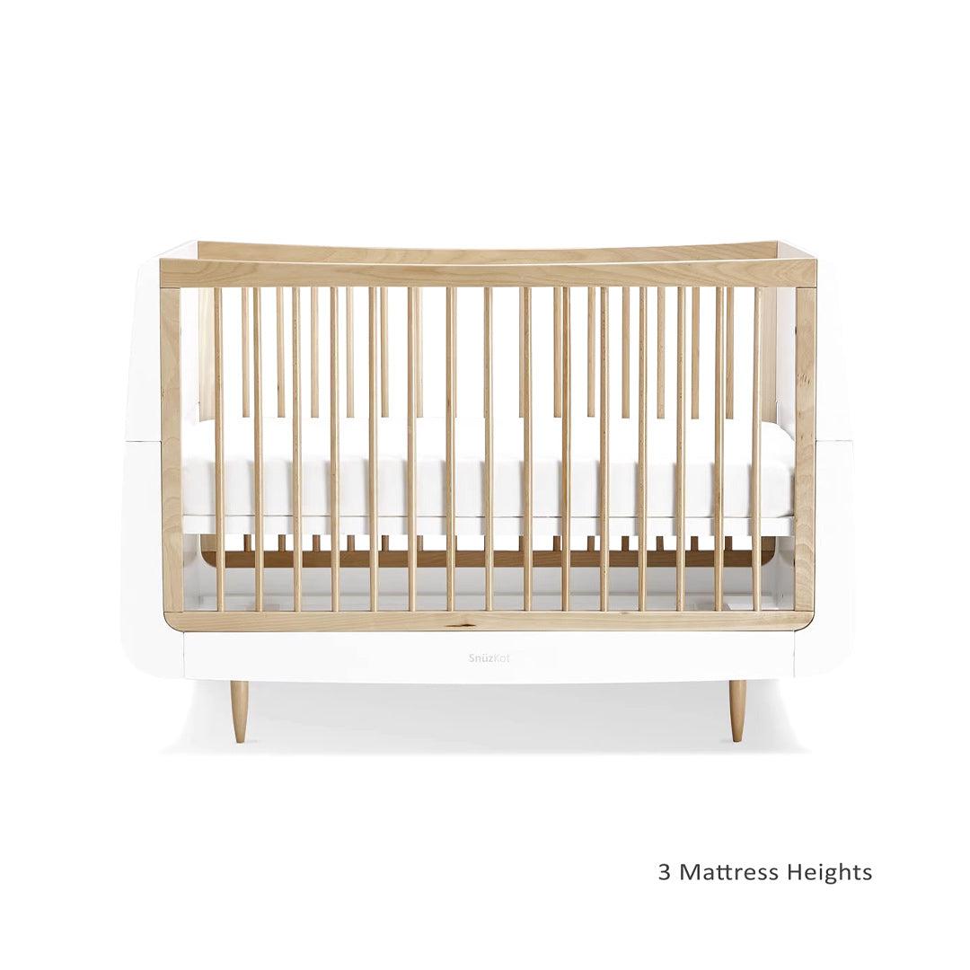  SnuzKot Skandi 3 Piece Nursery Furniture Set - Natural、mySite、merchandisen