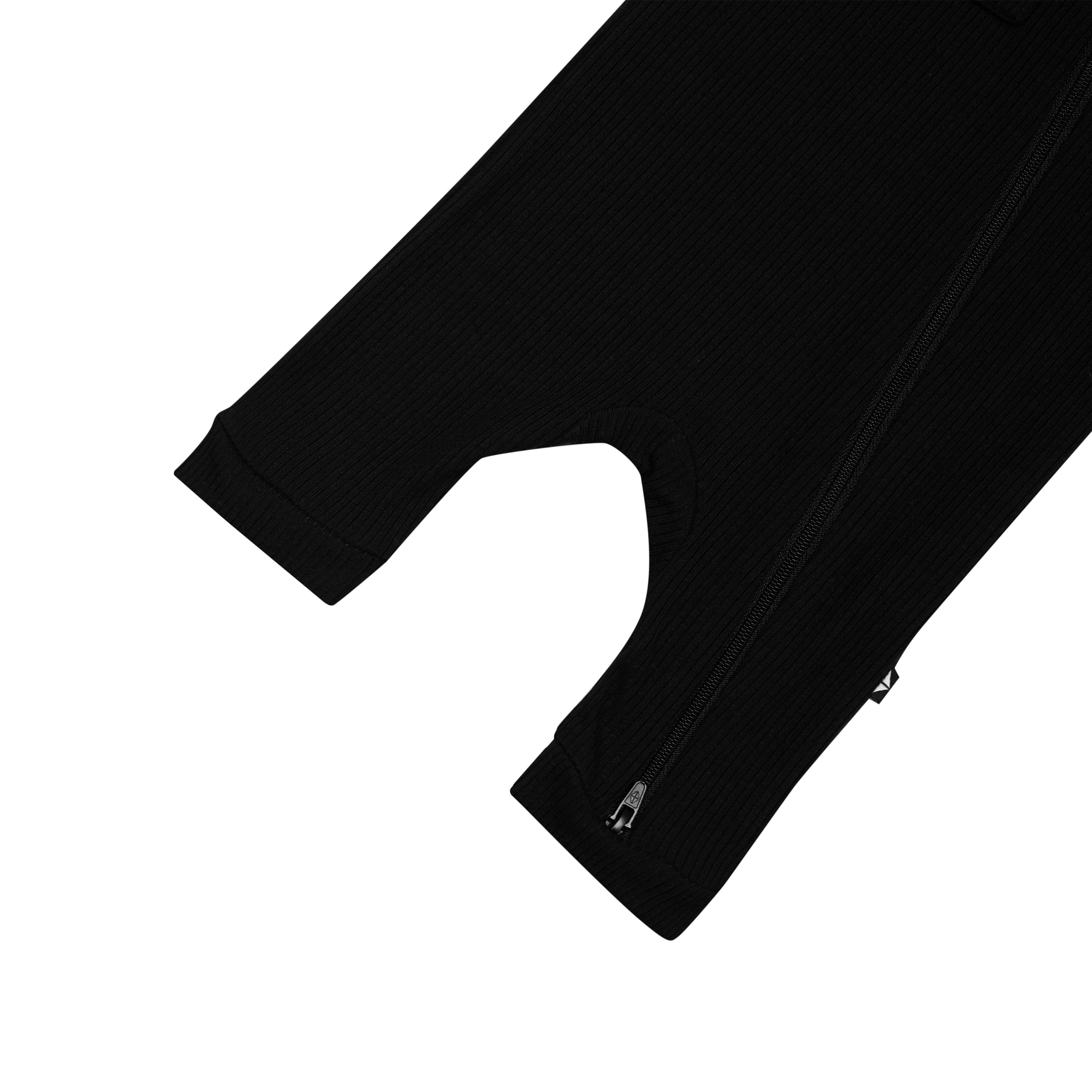  Ribbed Zippered Sleeveless Romper in Midnight、mySite、layawaytickets