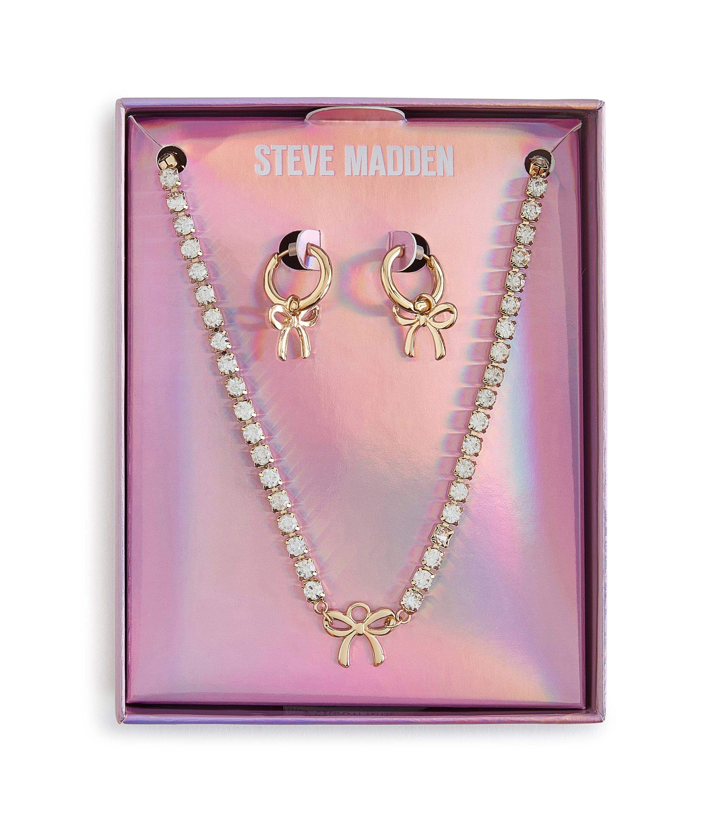 BOW NECKLACE SET PEARL GOLD、mySite、dreamappss