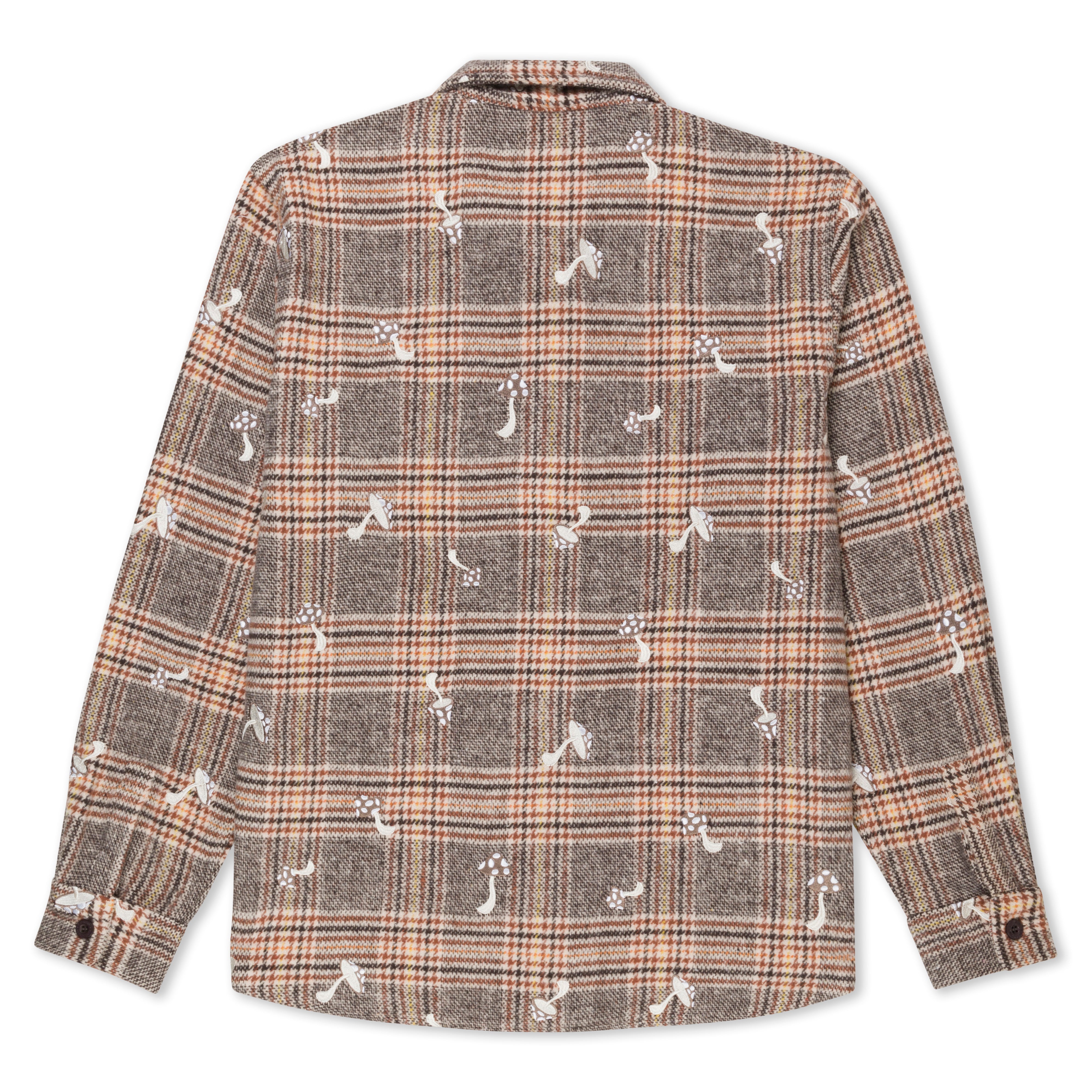  Euphoria Button Up Plaid Jacket (Brown Plaid)、mySite、merchandisen