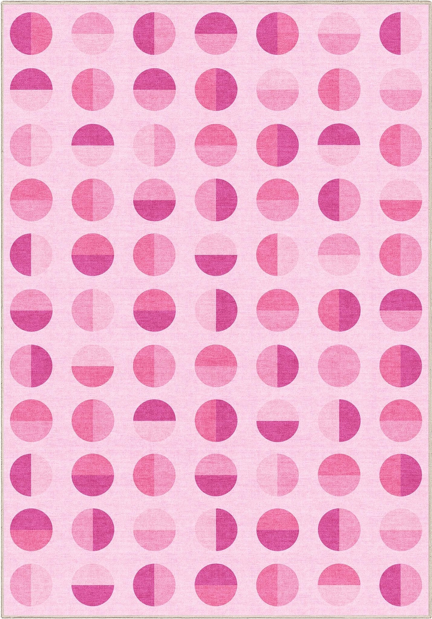 Apollo Geometric Modern Pink Rug for Living Room, Bedroom, Kitchen & Office、mySite、gigharbornorthrealestate