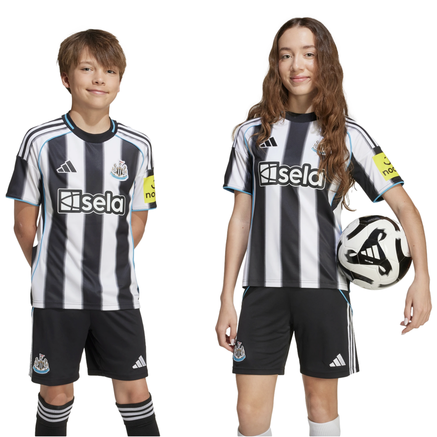 Adidas Newcastle United 25/26 Youth Home Jersey、mySite、noshort