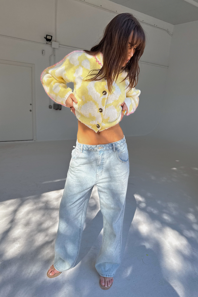 Yellow Zizi Cardigan、mySite、solidvoid