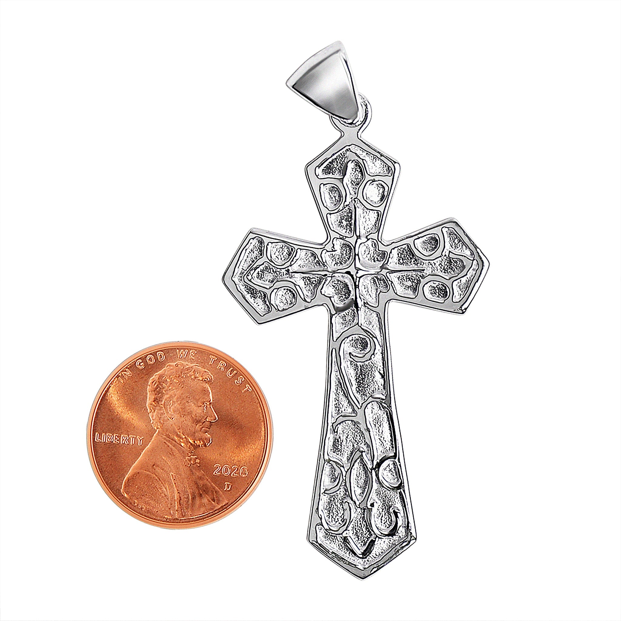 Sterling Silver Filigree Cross Pendant / SSP0014、mySite、dreamappss