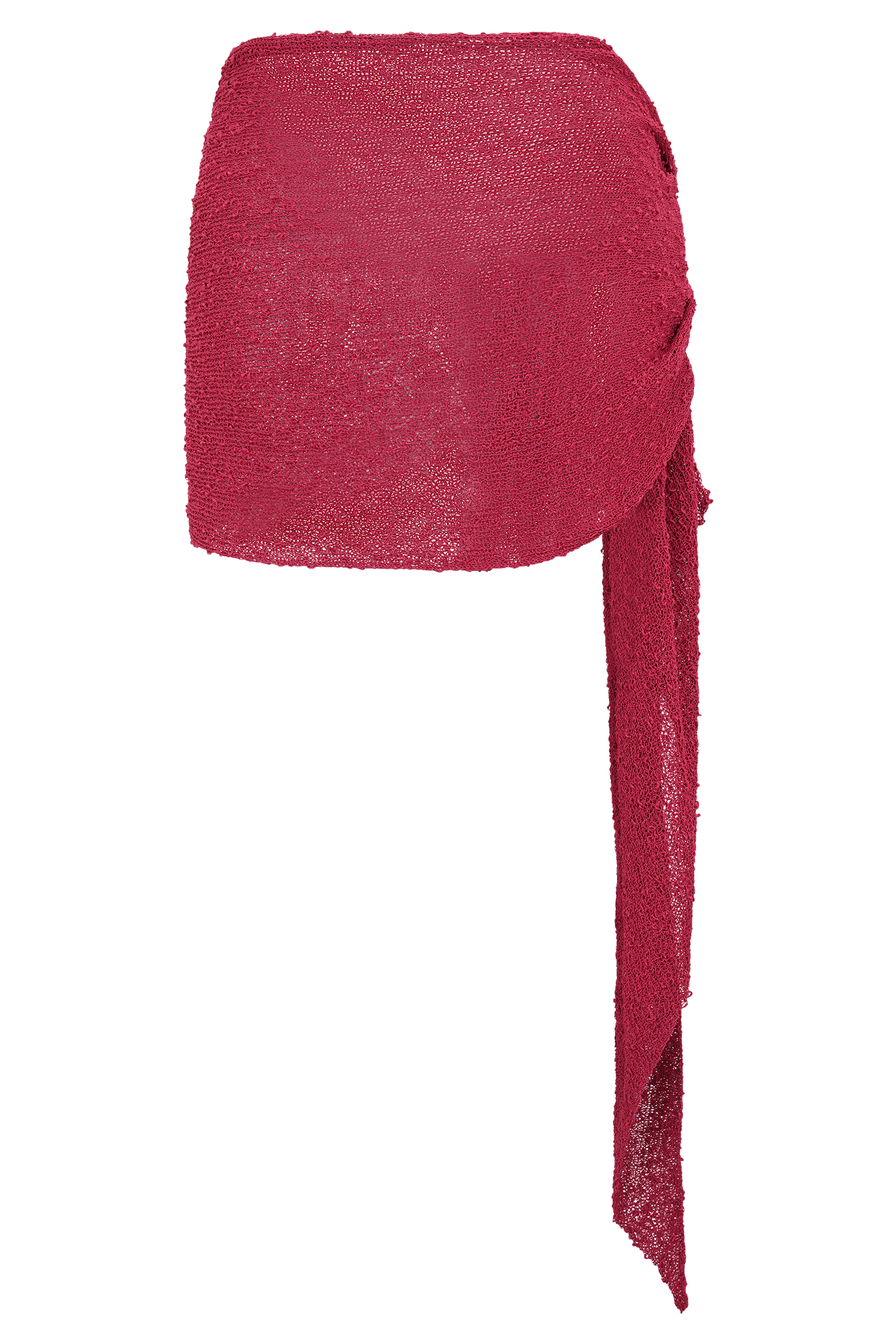 Sammy Boucle Knit Cover Up - Dragonfruit、mySite、solidvoid