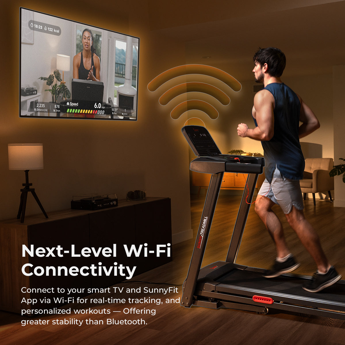  Active 400 Smart Auto Incline Wi-Fi Treadmill、mySite、ghnorth