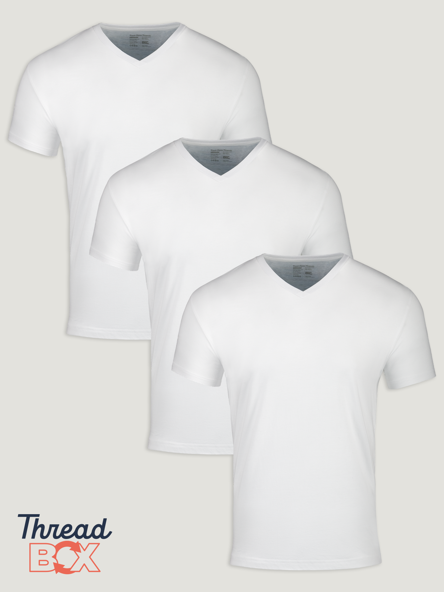  All White V-Neck 3-Pack、mySite、ghnorth