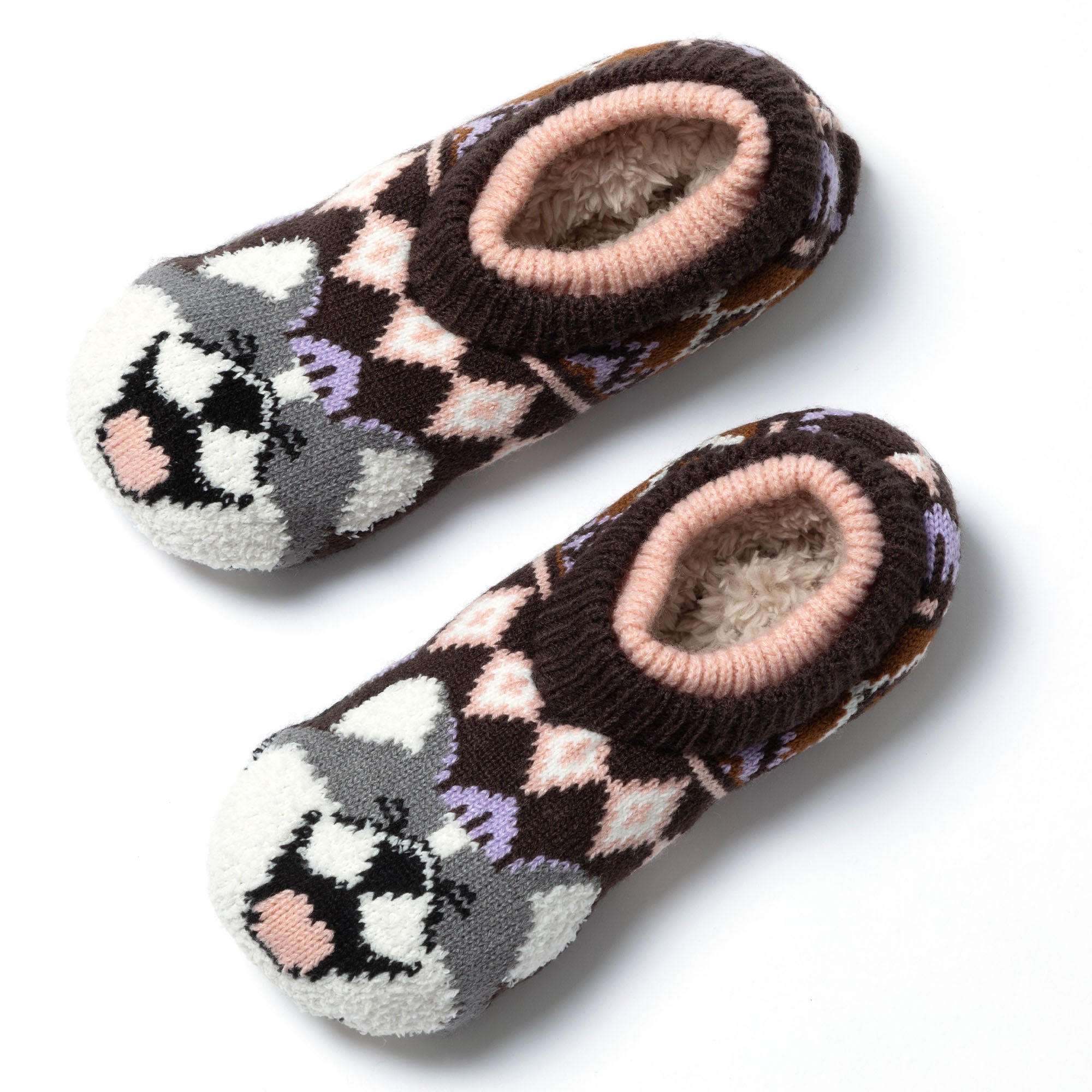 Charming Critter Cuffed Slipper Socks、mySite、camillekostekn