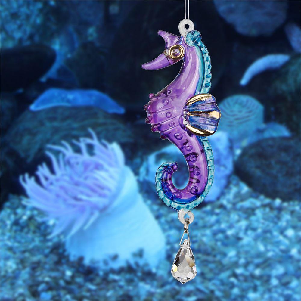 Dolphin, Seahorse or Coral Fish Sun catchers-Rainbow Makers! Hand Made with Swarovski Crystal、mySite、g9winljtr