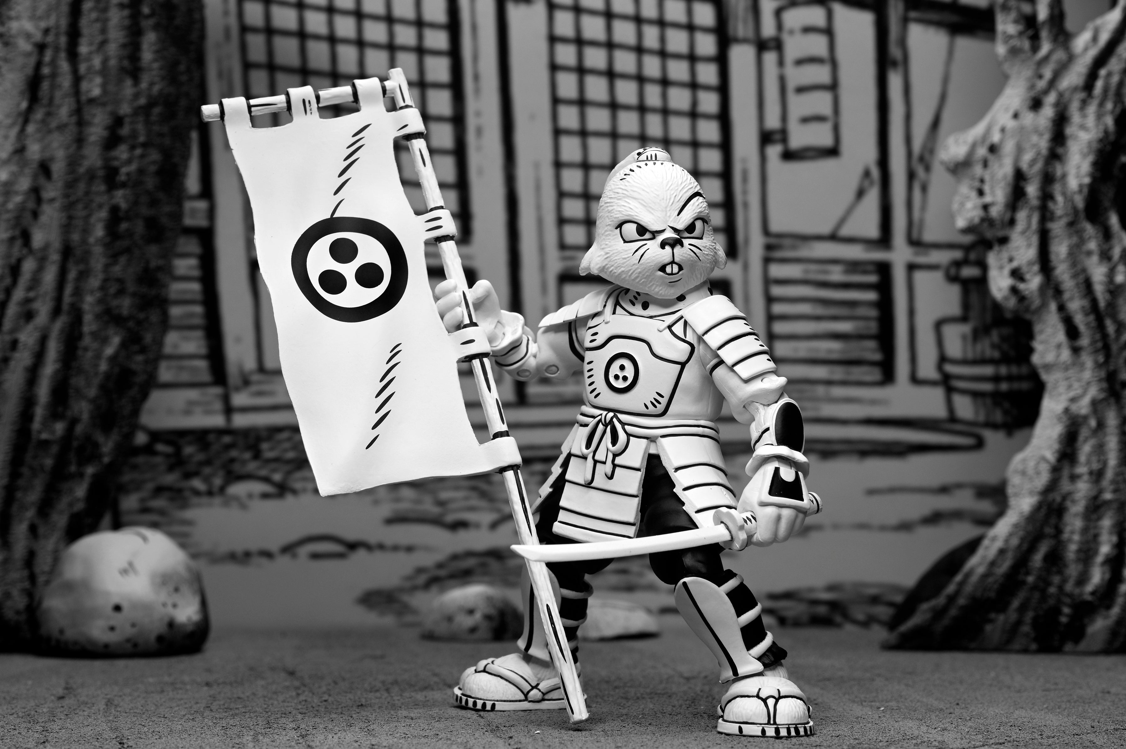 NECA Teenage Mutant Ninja Turtles Ultimate Samurai Usagi Yojimbo (Black & White)、mySite、hgirdovlk