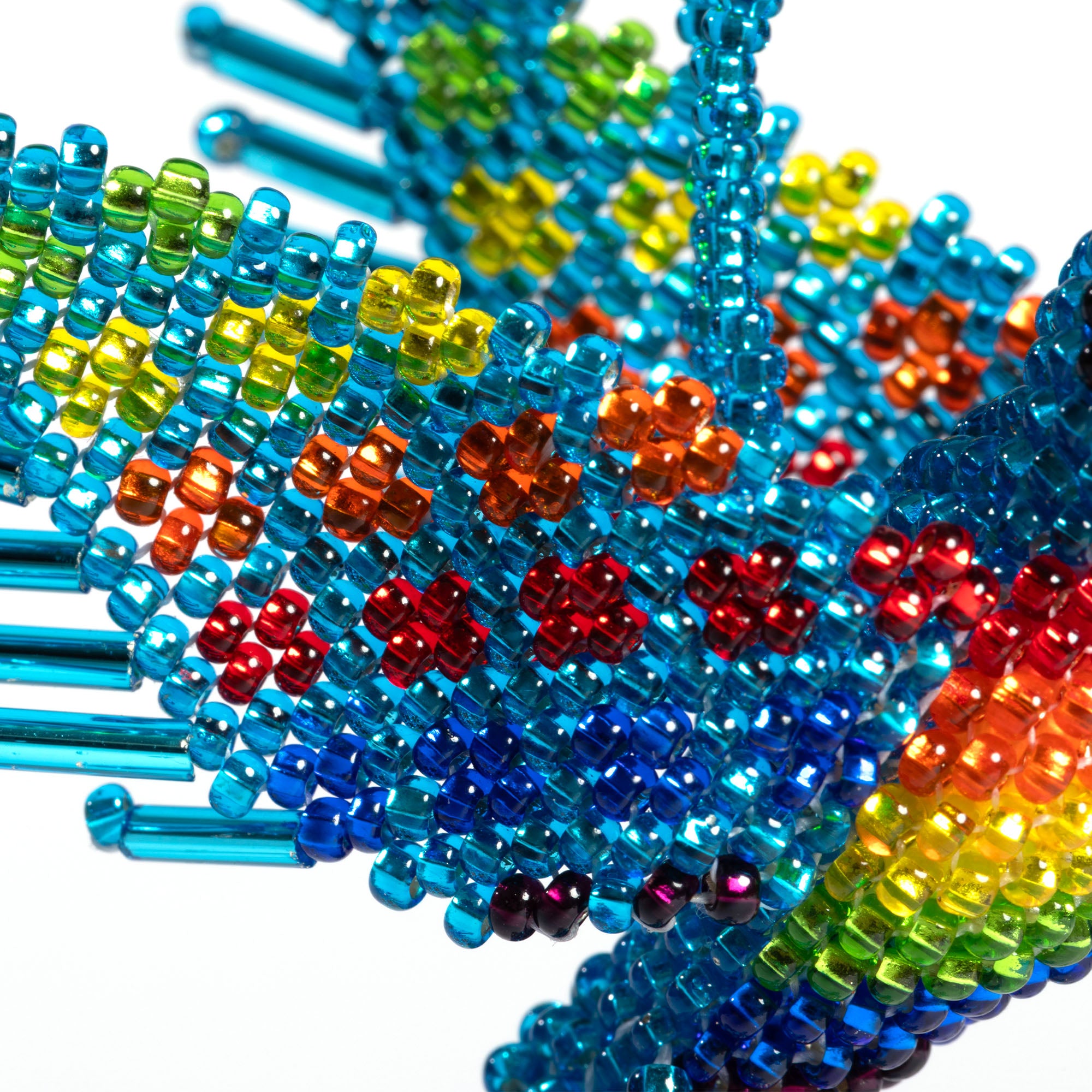 Hand Beaded Guatemalan Hummingbird Ornament、mySite、camillekostekn