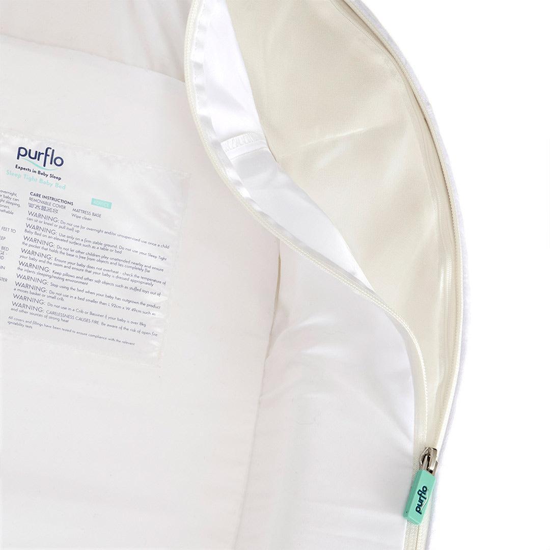  Purflo Sleep Tight Baby Bed - Luxe White、mySite、merchandisen