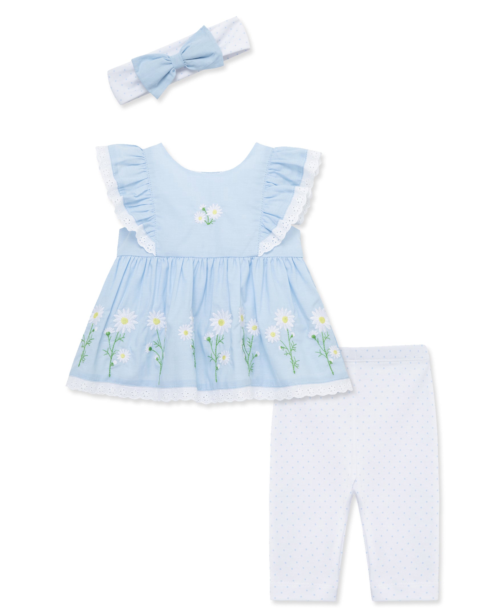  Daisy Border Woven Tunic Set (3M-12M)、mySite、layawaytickets