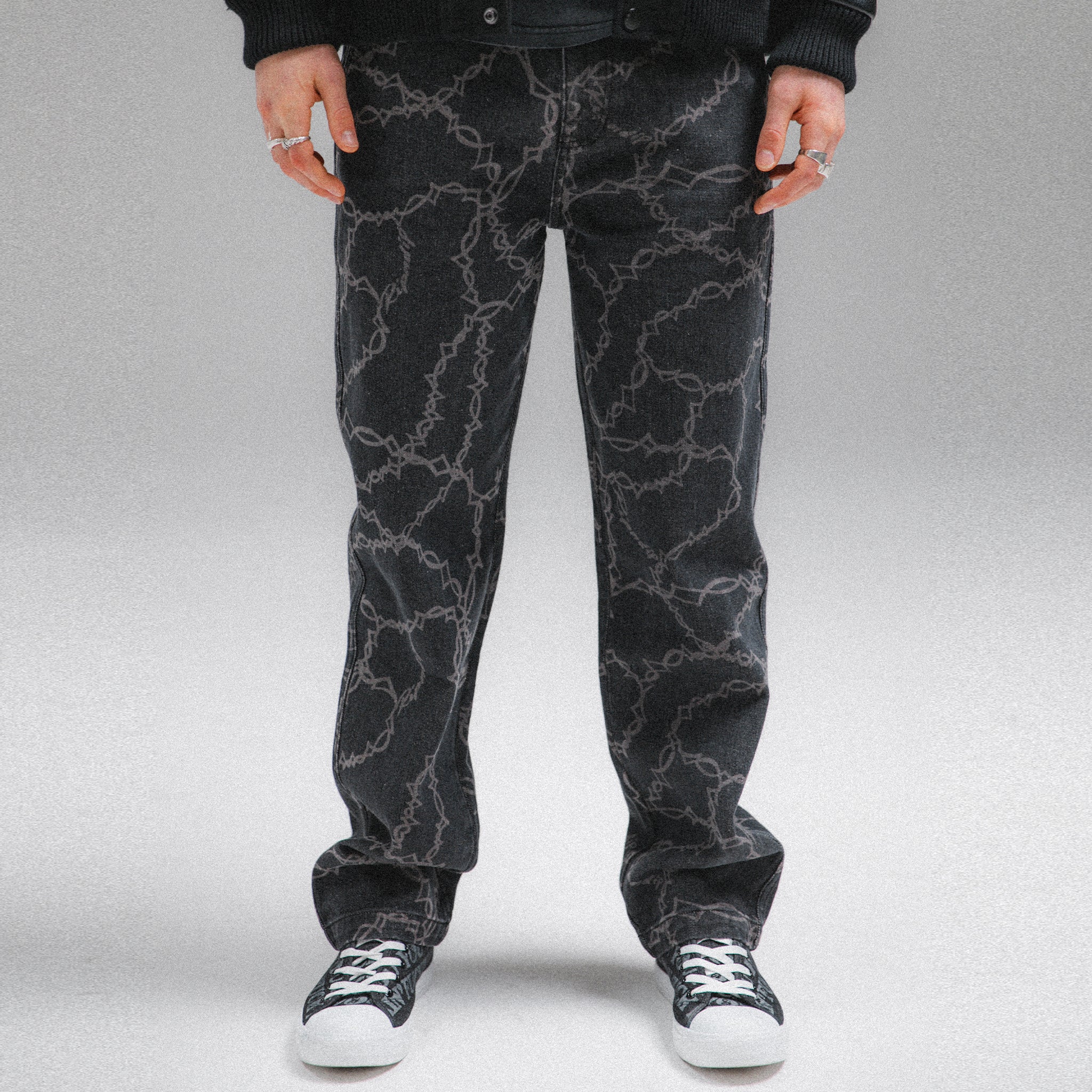  Wired Denim Pants (Black)、mySite、merchandisen